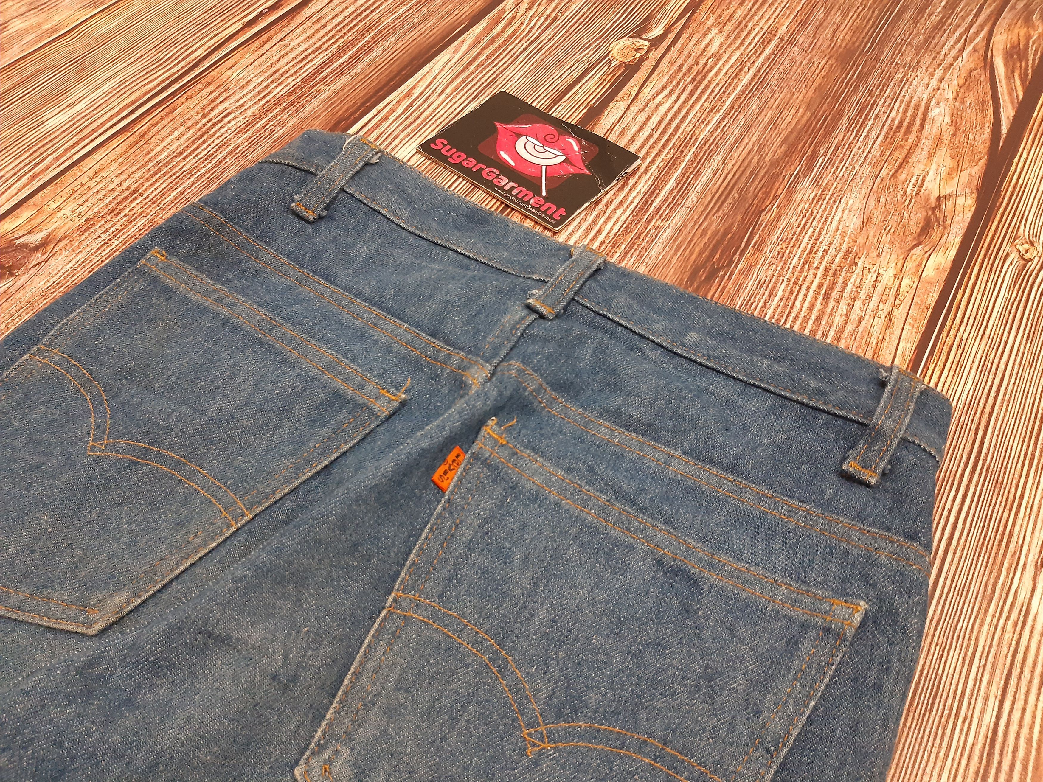 Levi's × Vintage Levis 746 Jeans Bell Bottom Flare Bootcut Orange Tab USA #6 Size US 28 / EU 44 - 9 Thumbnail