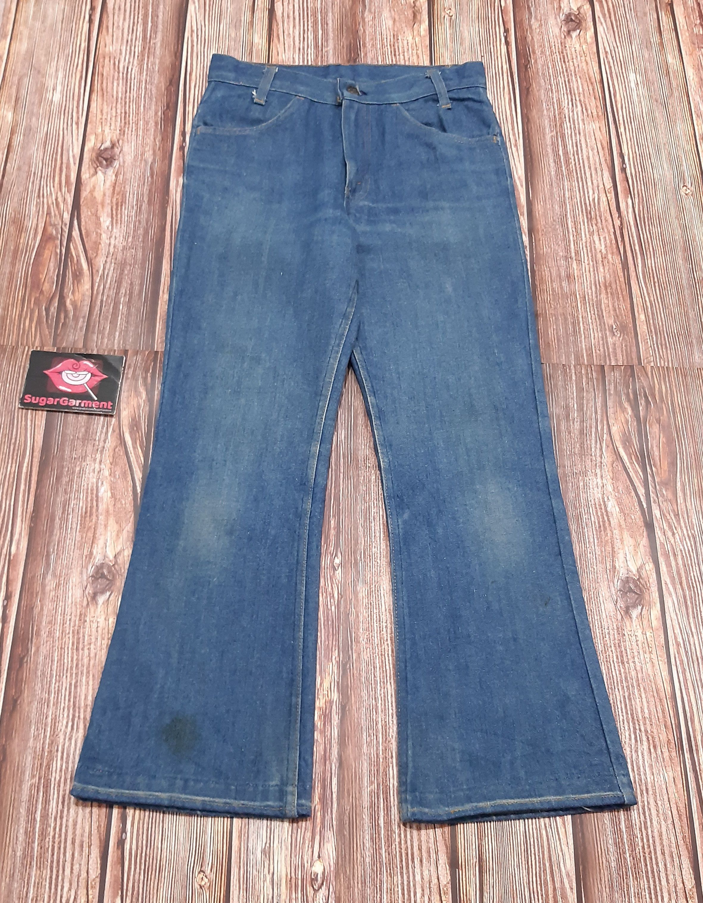 Levi's × Vintage Levis 746 Jeans Bell Bottom Flare Bootcut Orange Tab USA #6 Size US 28 / EU 44 - 1 Thumbnail