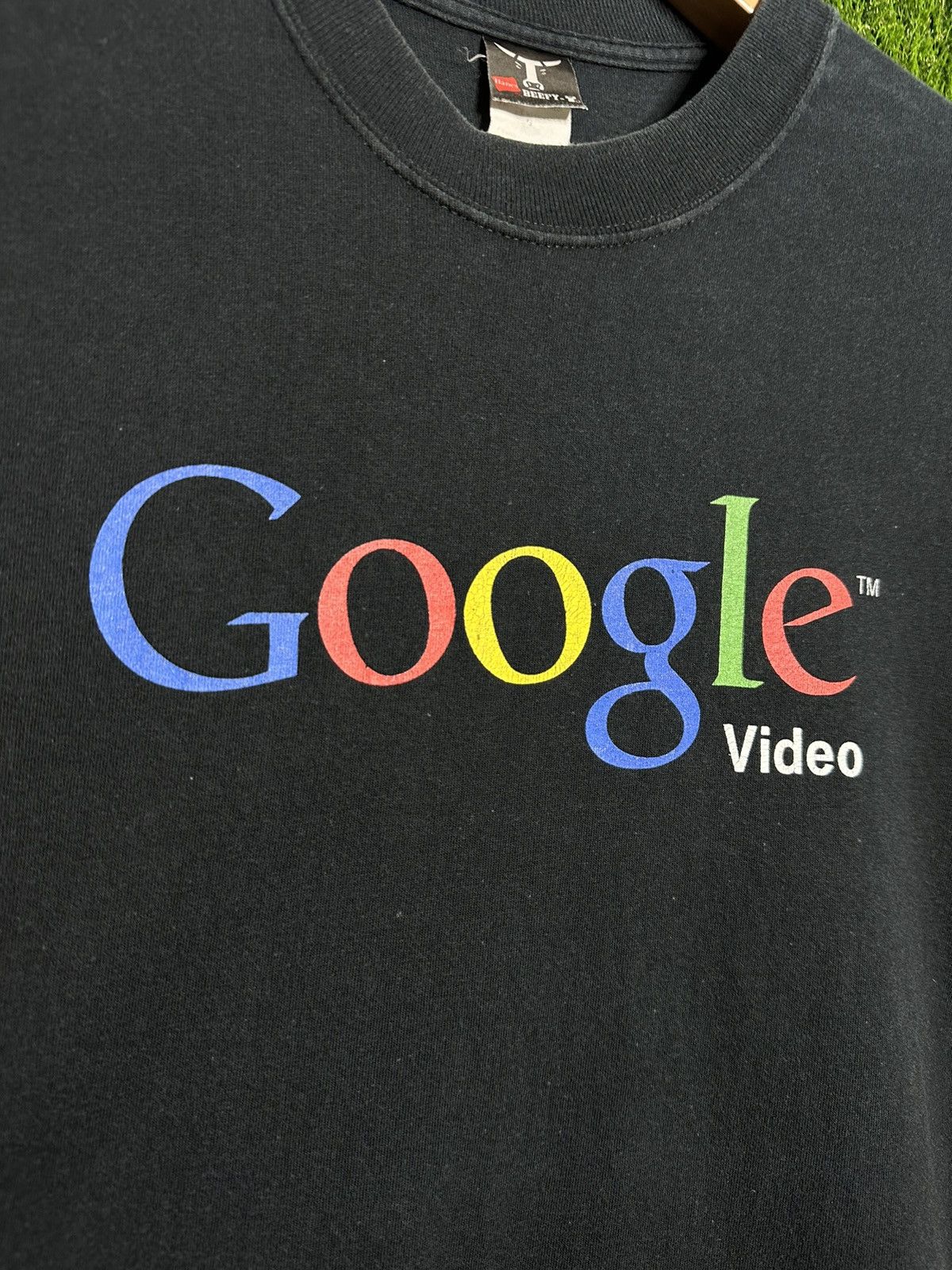 ?Vintage Google Video 00s Tech Promo T-Shirt