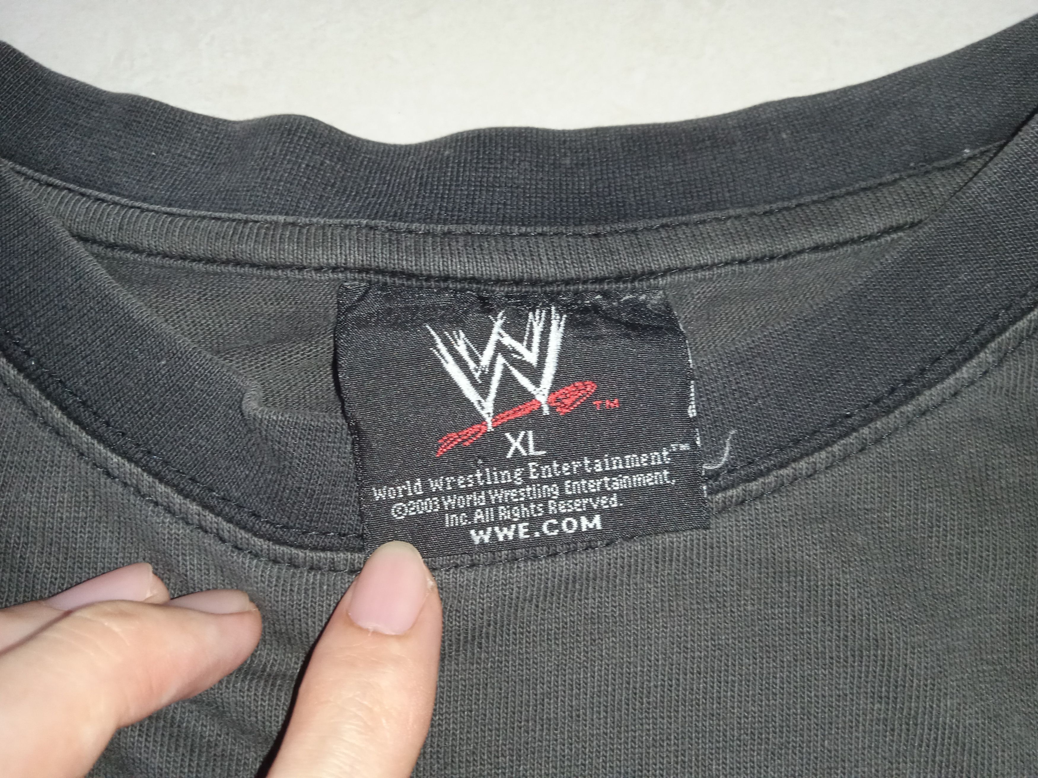 Other Vintage WWE Australia 2003 Tour T-Shirt Thrashed Distressed Size US XL / EU 56 / 4 - 3 Thumbnail