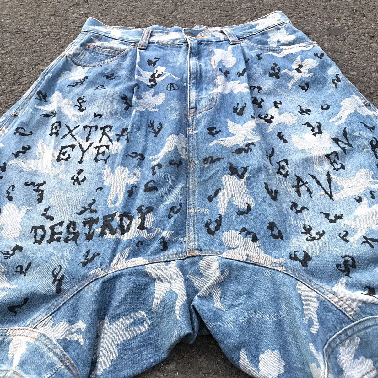 Frapbois Y2K FRAPBOIS BY ISSEY MIYAKE CROP CUPID ANGEL SAROUEL PANTS Size US 30 / EU 46 - 18 Thumbnail