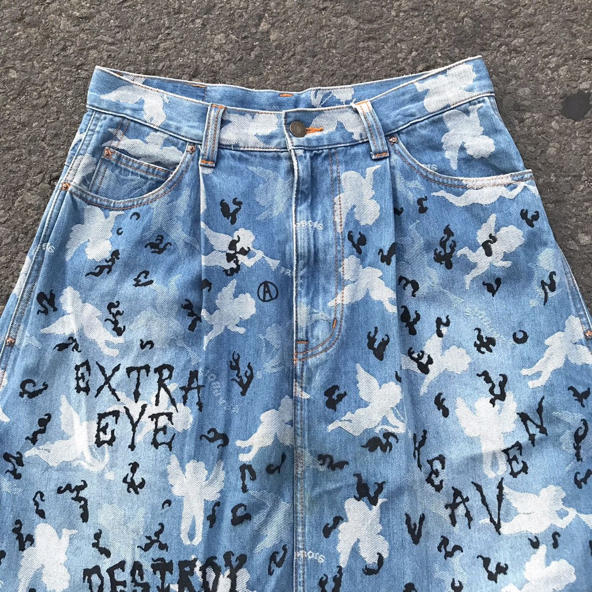 Frapbois Y2K FRAPBOIS BY ISSEY MIYAKE CROP CUPID ANGEL SAROUEL PANTS Size US 30 / EU 46 - 19 Thumbnail