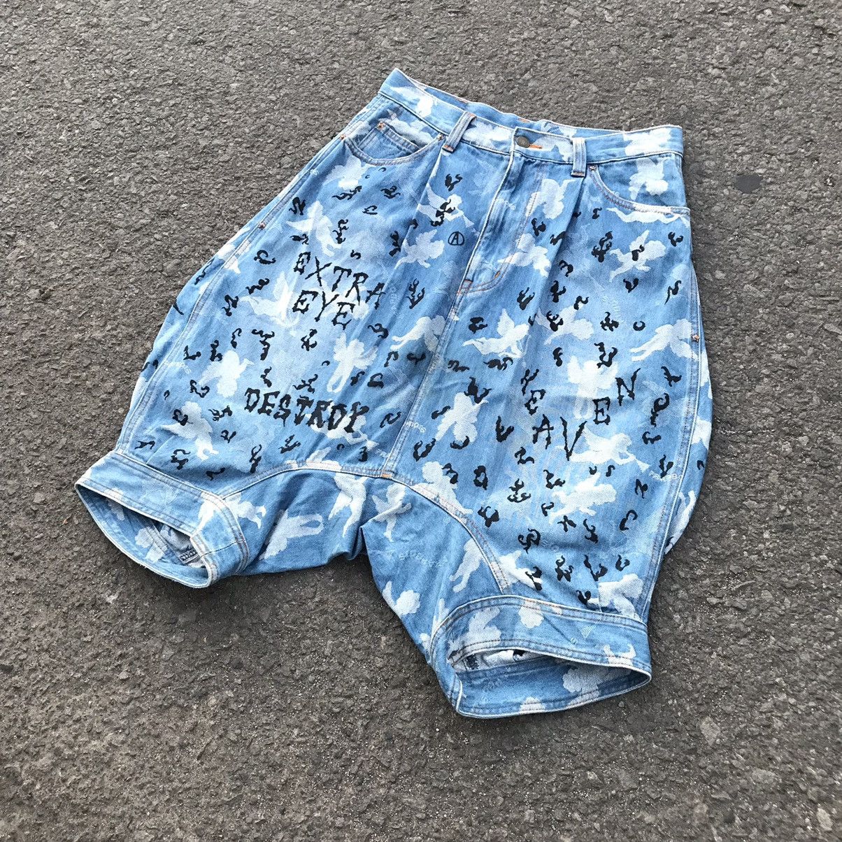 Frapbois Y2K FRAPBOIS BY ISSEY MIYAKE CROP CUPID ANGEL SAROUEL PANTS Size US 30 / EU 46 - 21 Thumbnail