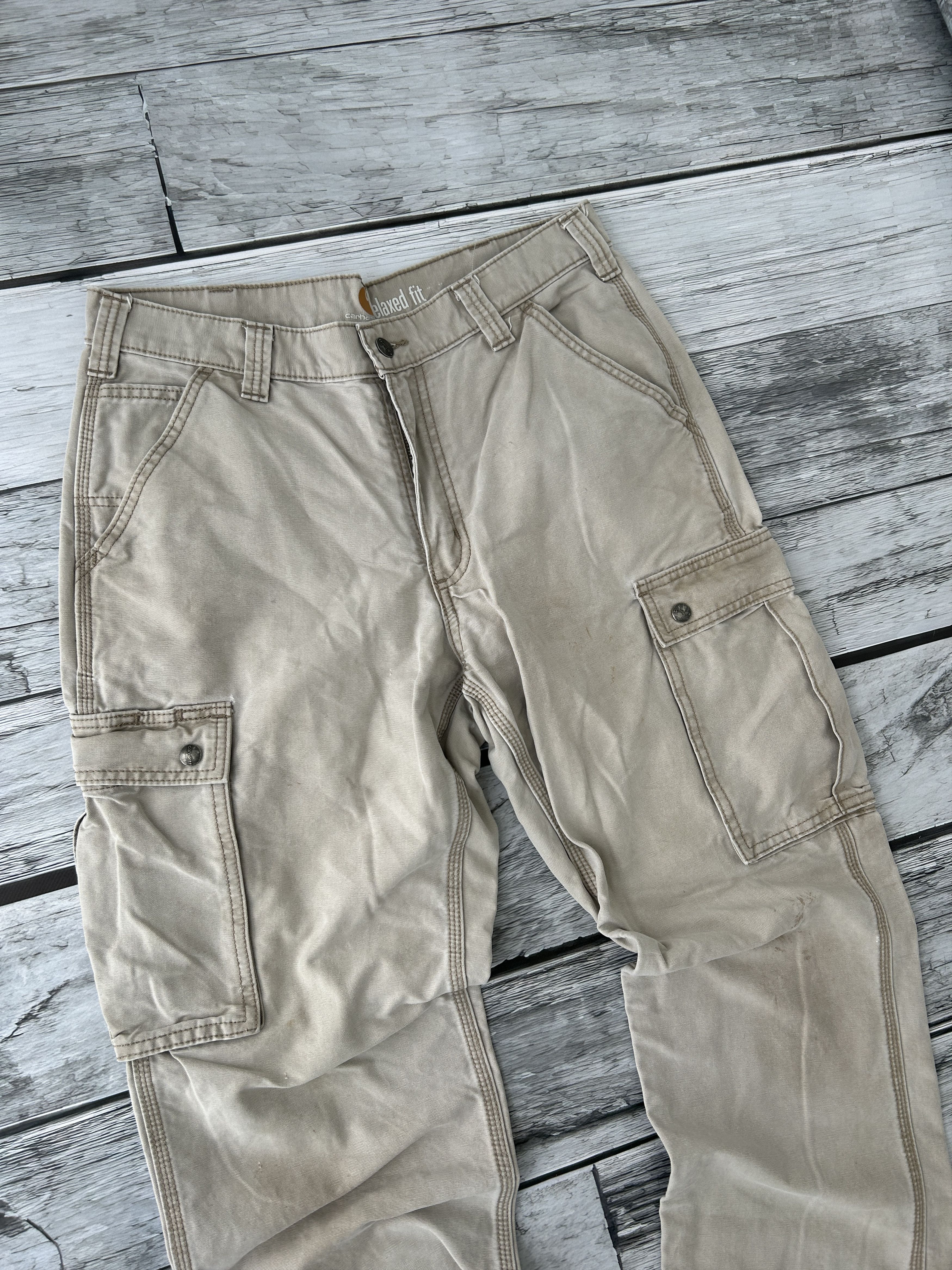 Carhartt × Vintage Vintage Carhartt Pilot Bondage Cargo Pants 90s Y2K Size US 32 / EU 48 - 4 Thumbnail