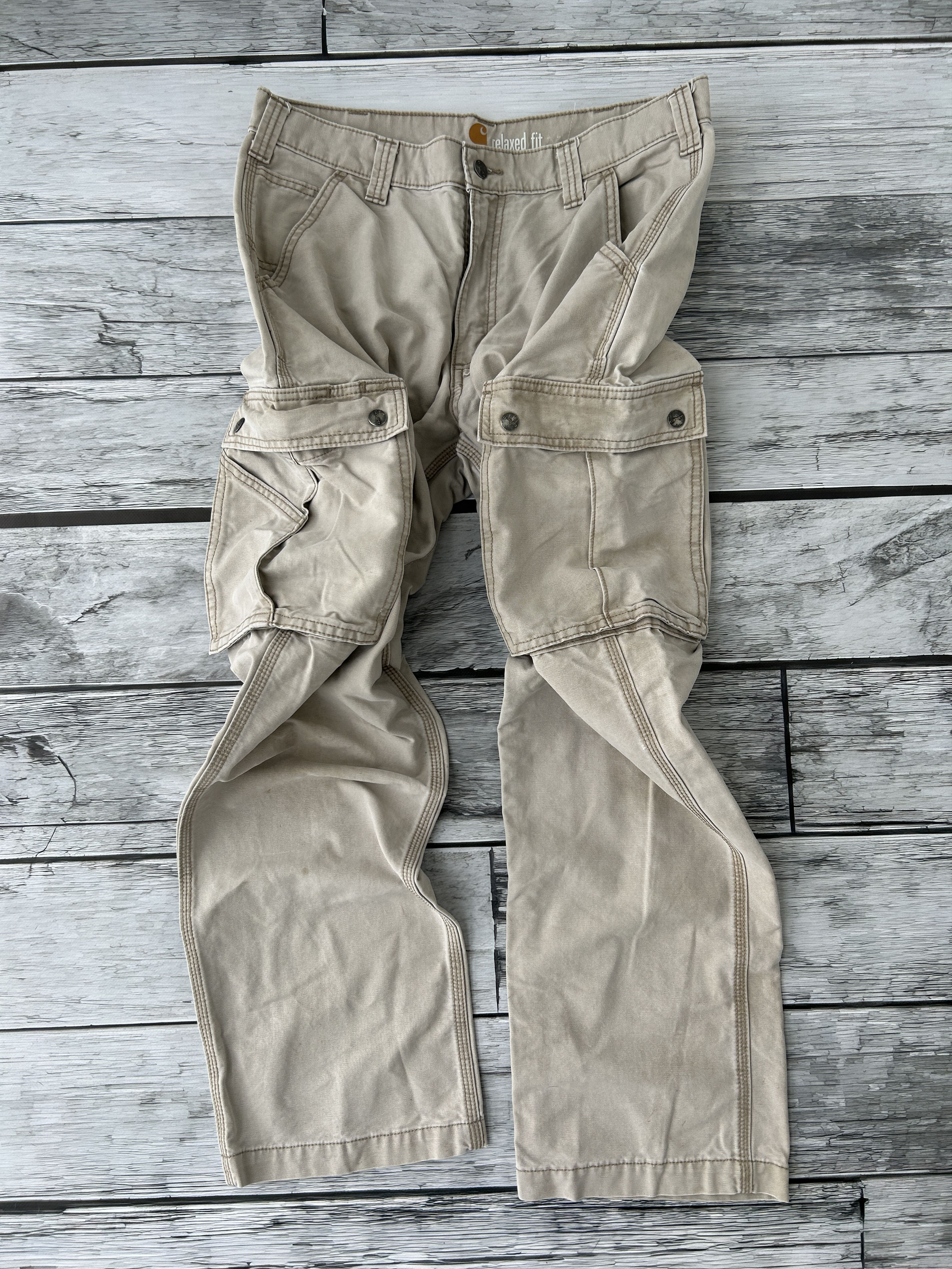 Carhartt × Vintage Vintage Carhartt Pilot Bondage Cargo Pants 90s Y2K Size US 32 / EU 48 - 2 Thumbnail