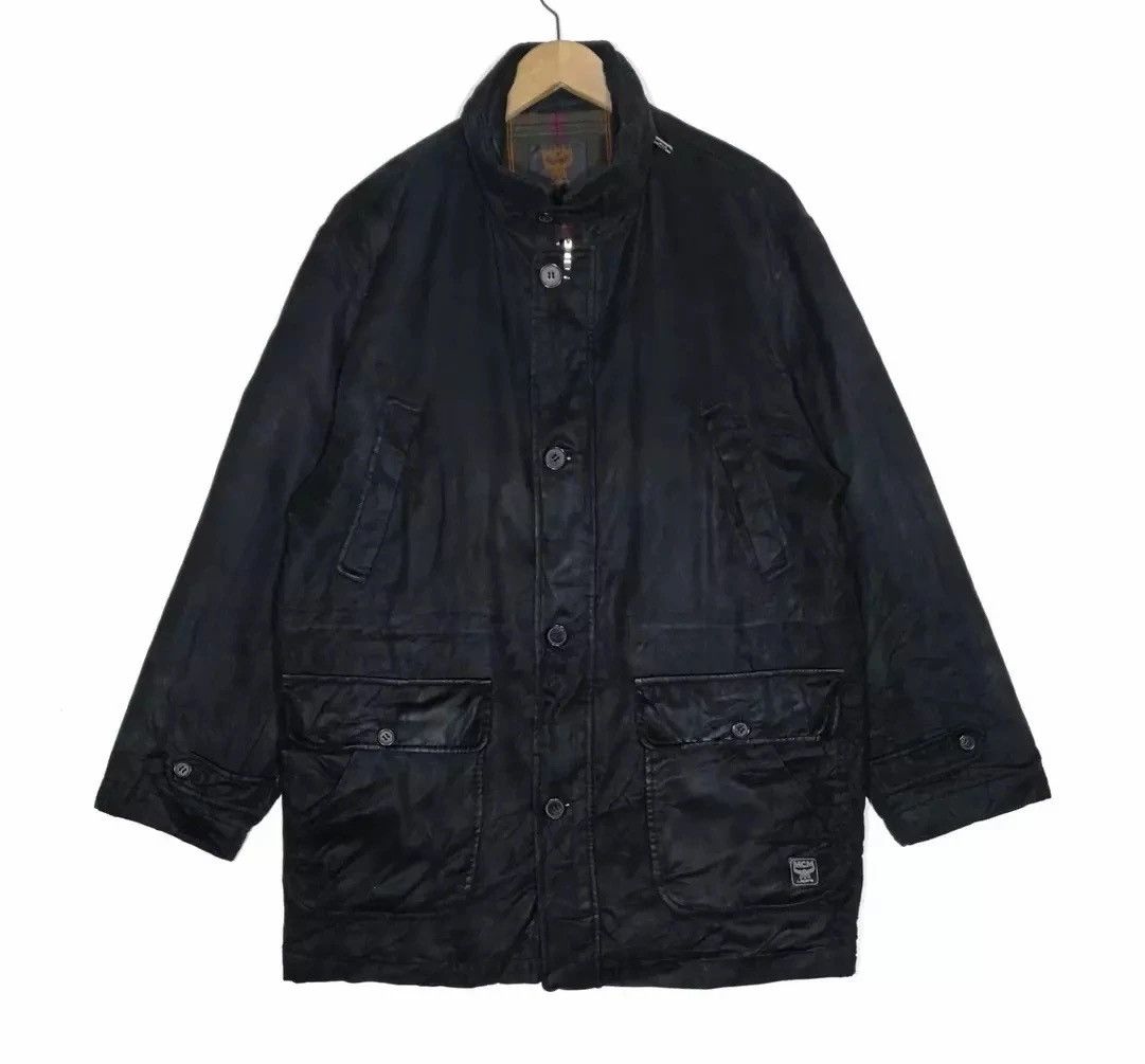 image of MCM Jacket Modern Creation Muchen Velvet Long Jacket in Black, Men's (Size Medium)