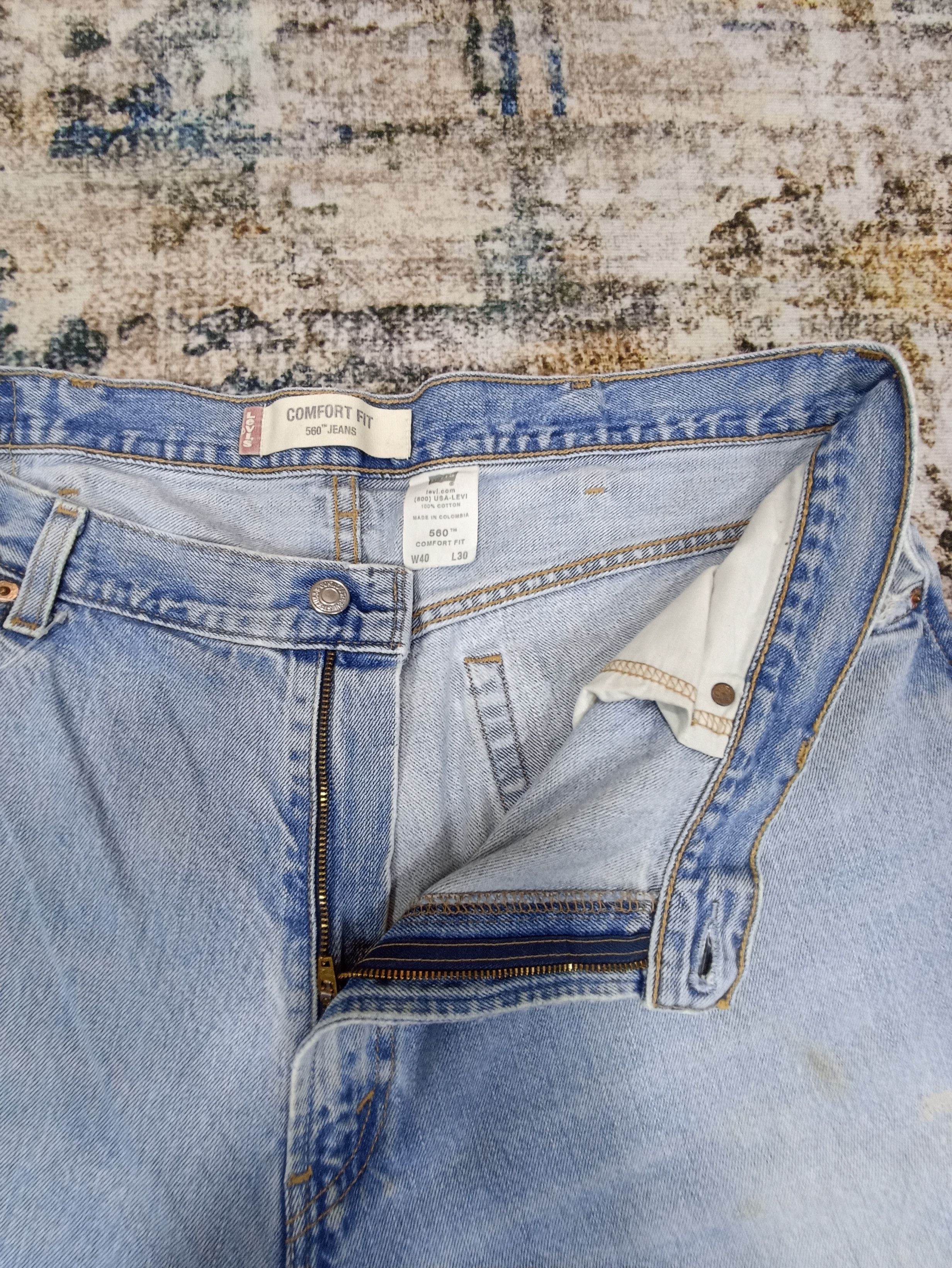 Jean × Levi's × Vintage LEVIS 560 COMFORT FIT JEANS 40X30 - J042 Size US 40 / EU 56 - 3 Thumbnail