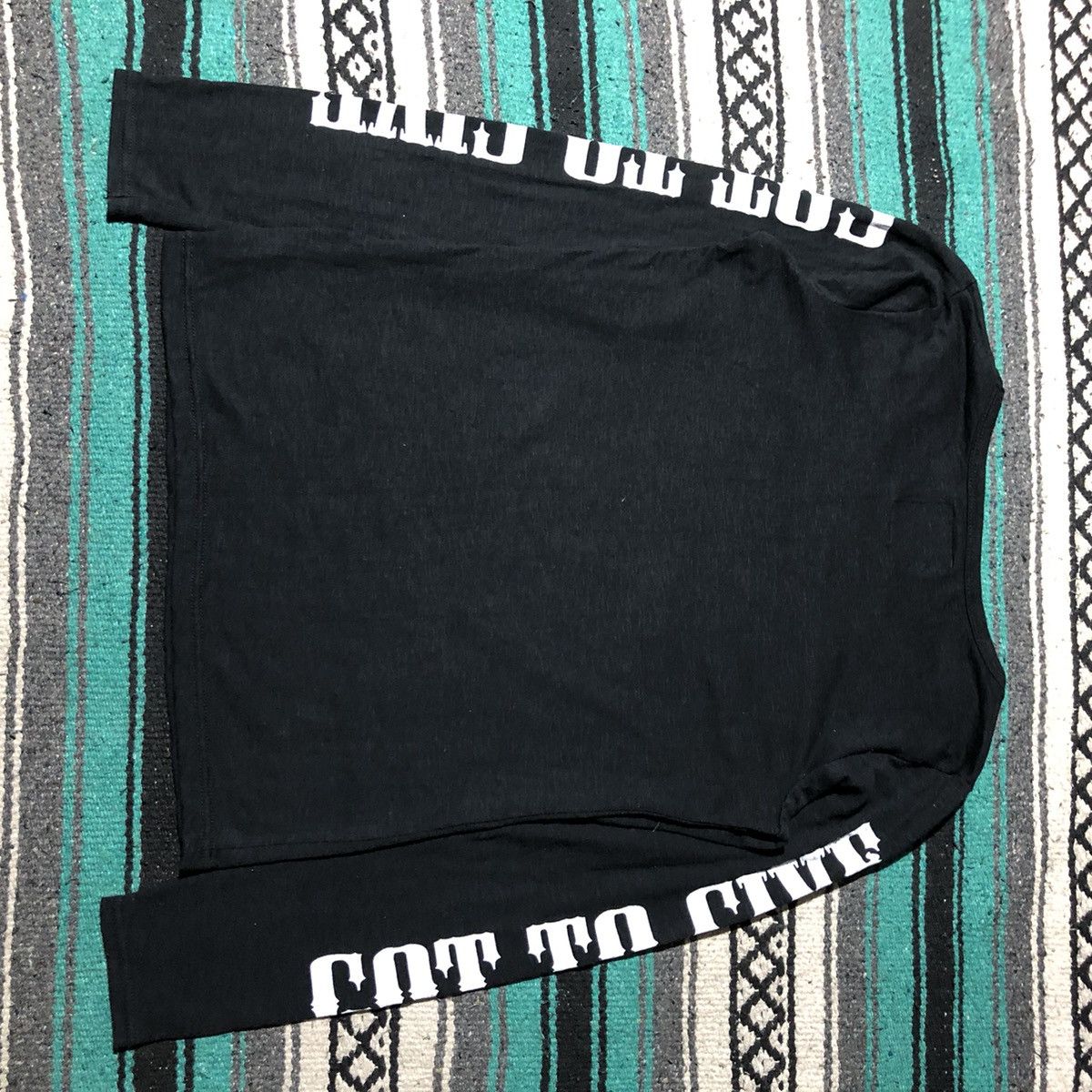 If Six Was Nine Y2K Blue Strive Punk Gothic Longsleeve Size US L / EU 52-54 / 3 - 7 Thumbnail