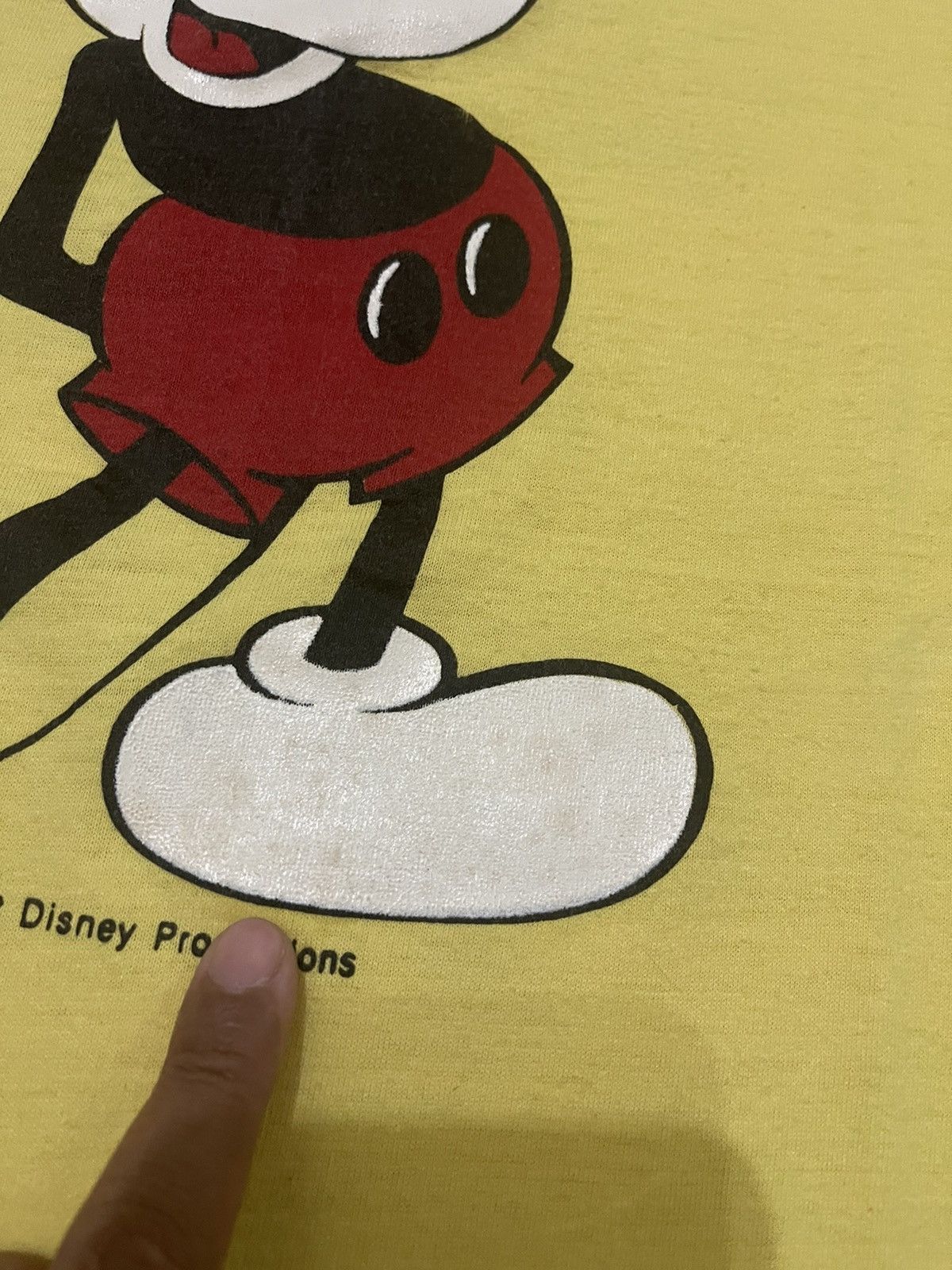 Mickey Mouse × Vintage Vintage 80s Mickey Mouse Size US M / EU 48-50 / 2 - 5 Thumbnail