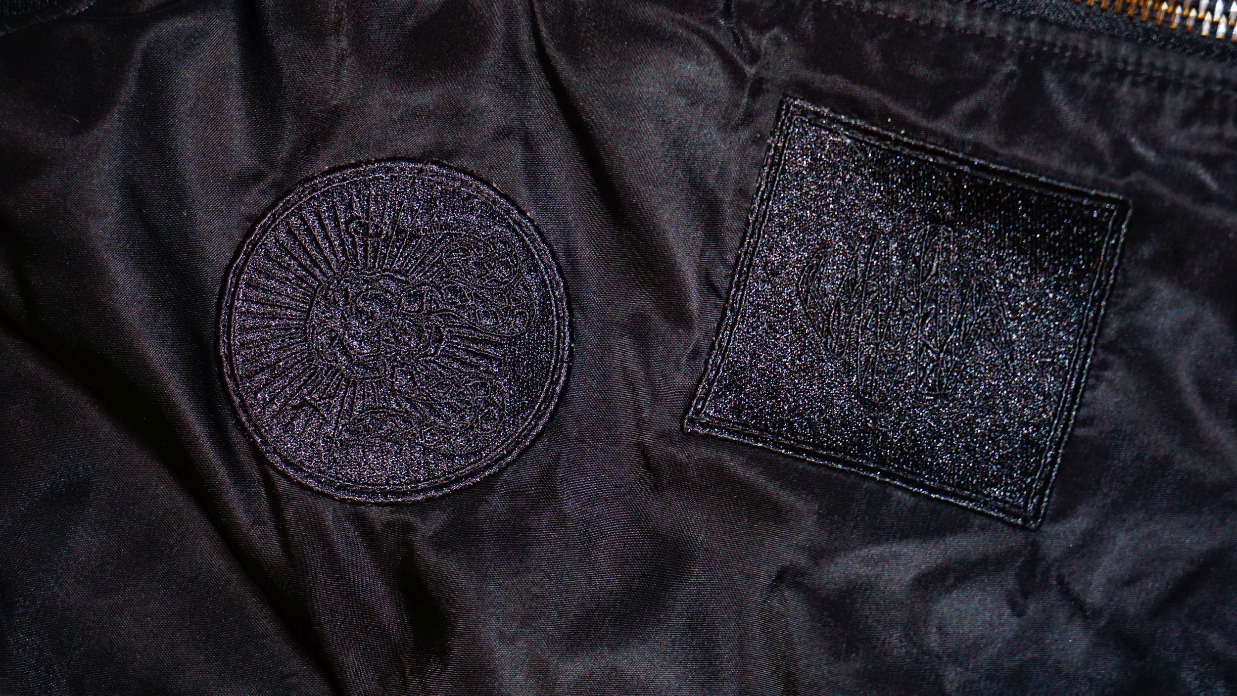 H&M × The Weeknd H&M x The Weeknd Black Bomber Patch Jacket Size US S / EU 44-46 / 1 - 8 Thumbnail