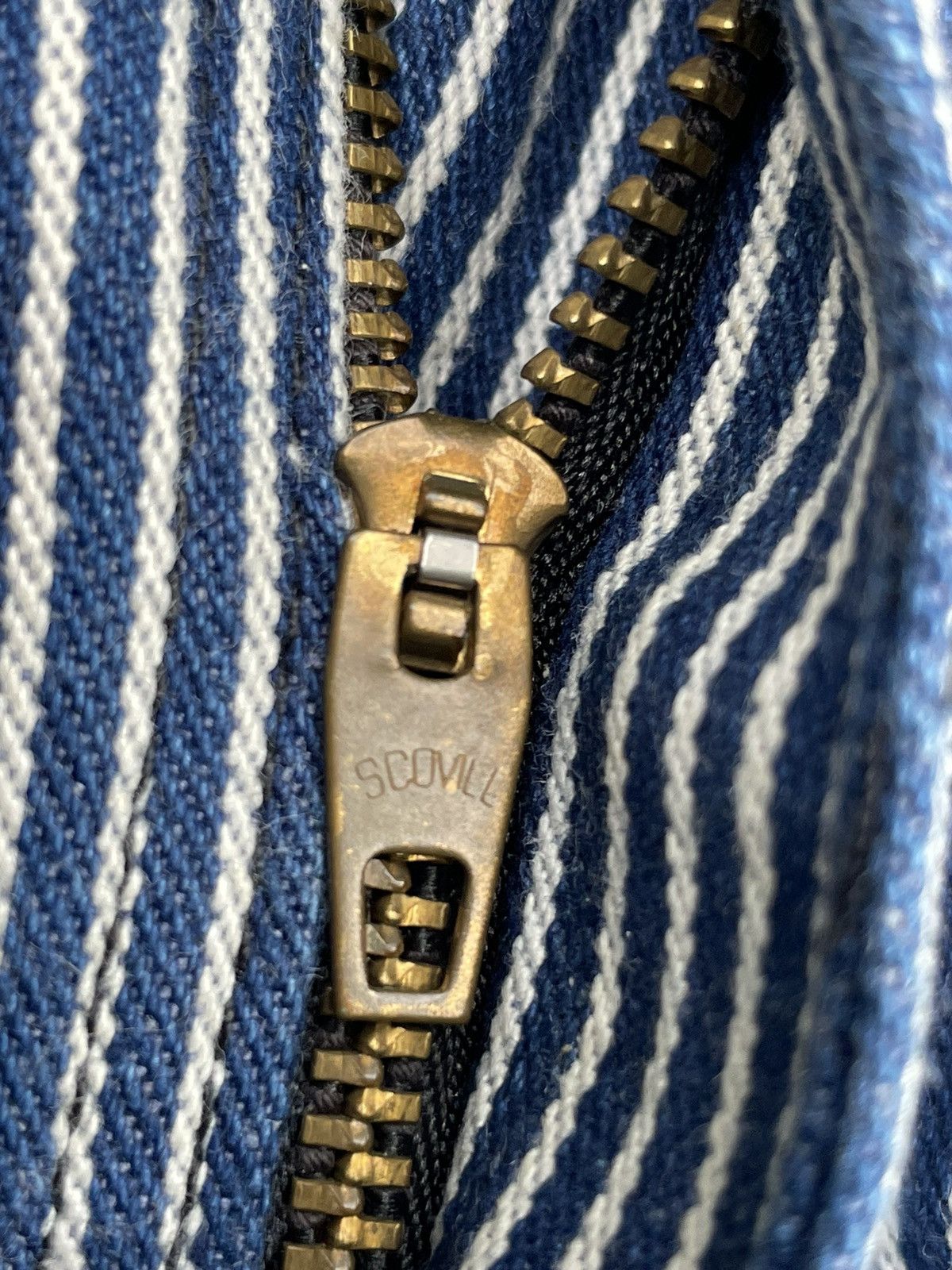 Pointer × Vintage Vintage 70’s Pointer Brand Hickory Stripes Work Denim Size US 31 - 16 Thumbnail