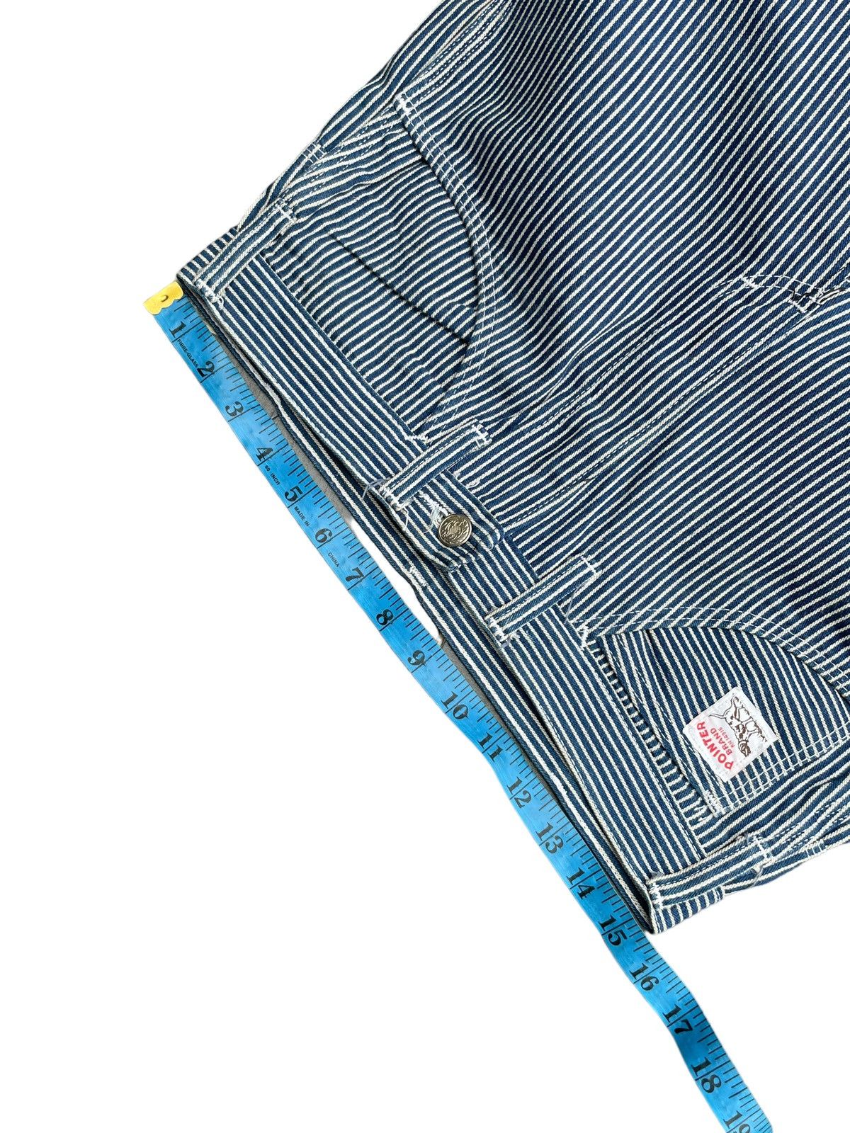 Pointer × Vintage Vintage 70’s Pointer Brand Hickory Stripes Work Denim Size US 31 - 17 Thumbnail