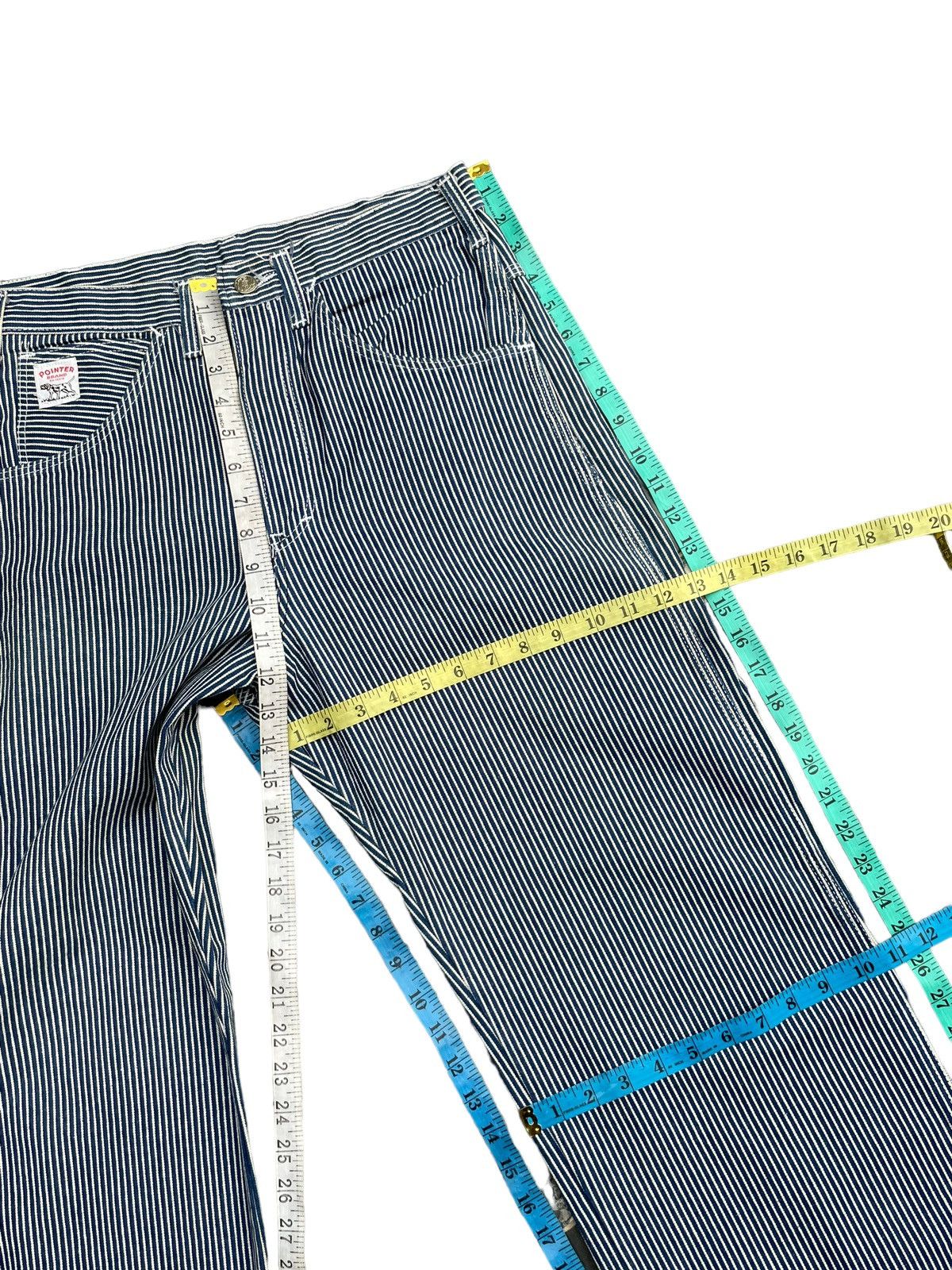 Pointer × Vintage Vintage 70’s Pointer Brand Hickory Stripes Work Denim Size US 31 - 20 Thumbnail