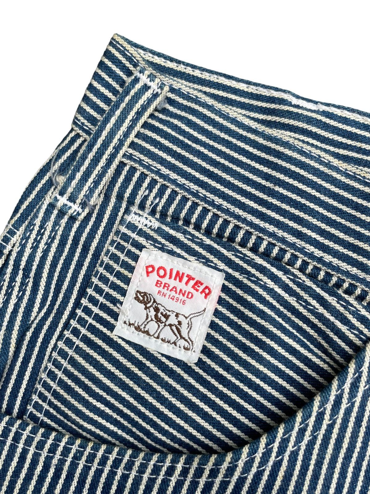 Pointer × Vintage Vintage 70’s Pointer Brand Hickory Stripes Work Denim Size US 31 - 4 Thumbnail