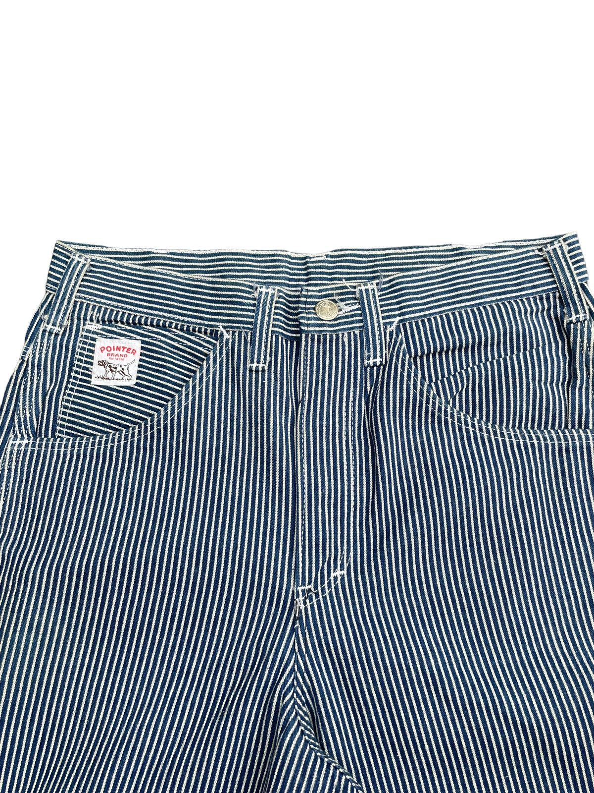 Pointer × Vintage Vintage 70’s Pointer Brand Hickory Stripes Work Denim Size US 31 - 5 Thumbnail