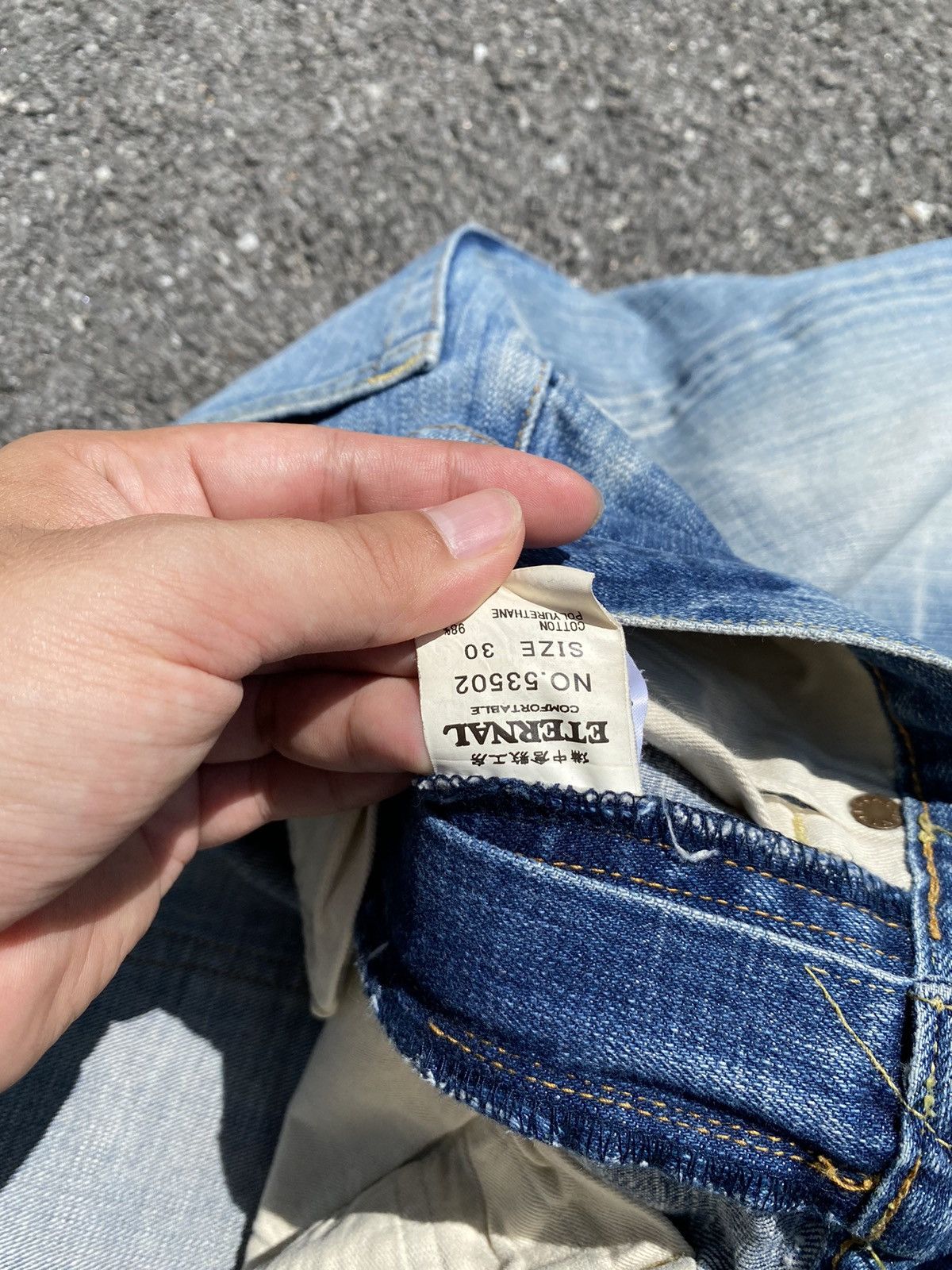 Eternal 🔥Express Shipping🔥 Japanese Eternal Distressed Jeans Size US 30 / EU 46 - 5 Thumbnail
