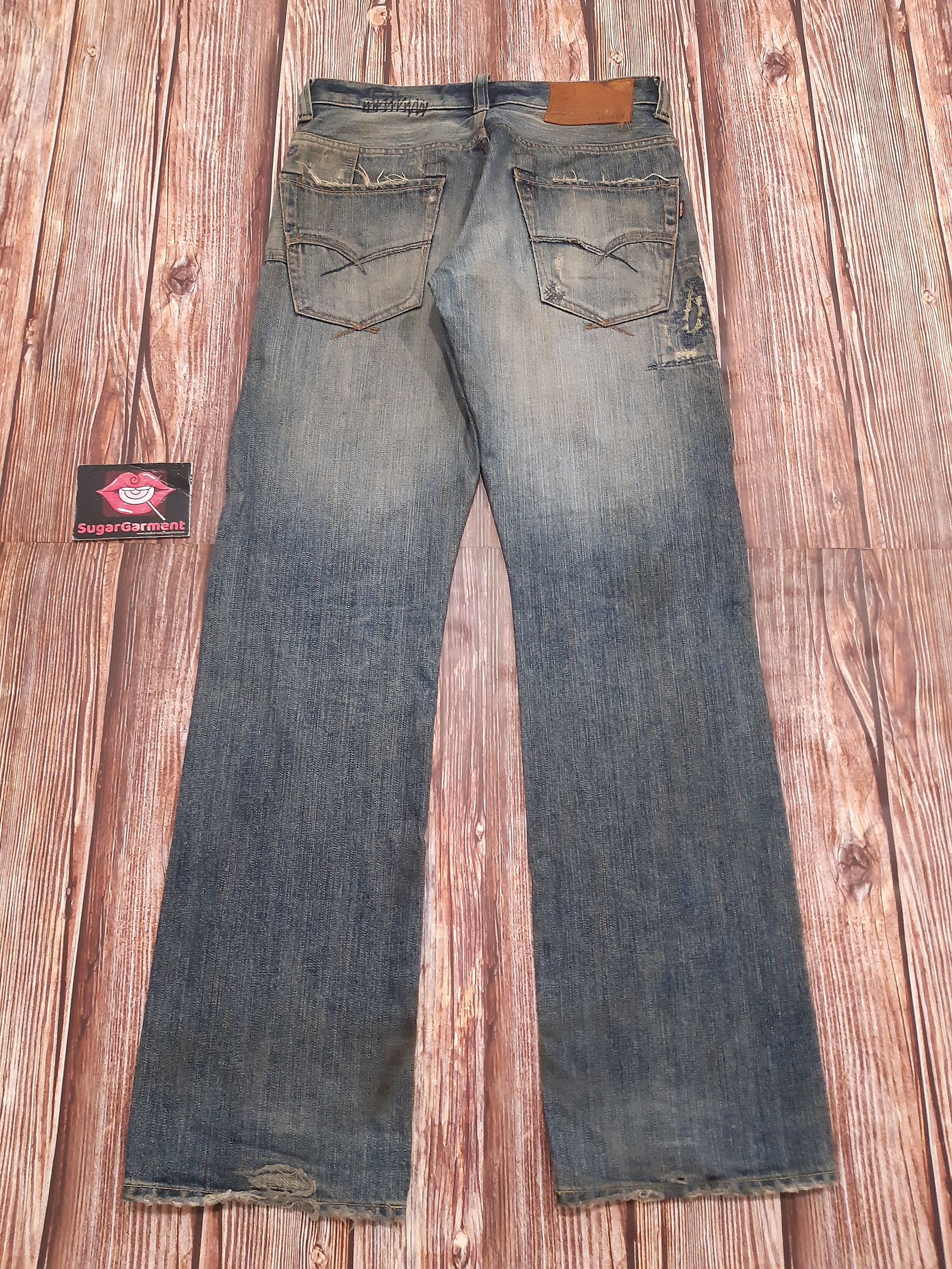 Japanese Brand × Vintage Japanese Jeans Patchworks Selvedge Vintage Size US 29 - 13 Thumbnail