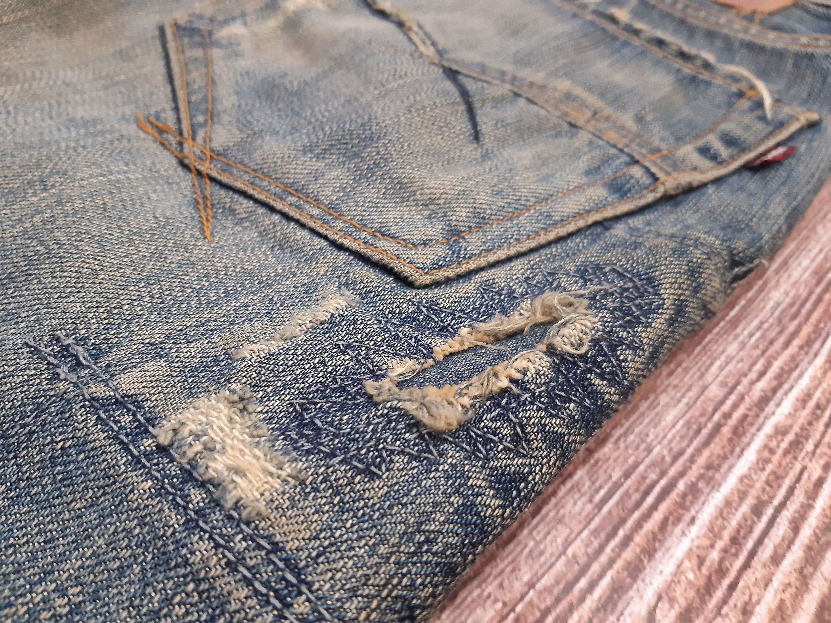 Japanese Brand × Vintage Japanese Jeans Patchworks Selvedge Vintage Size US 29 - 11 Thumbnail