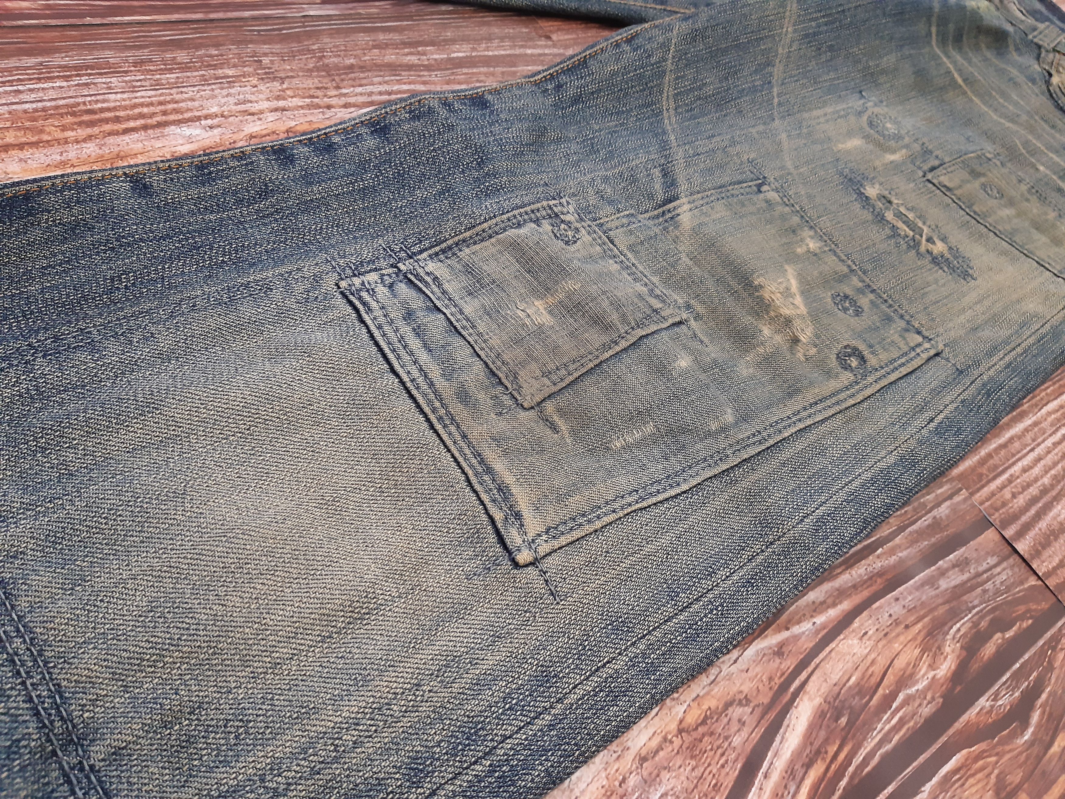 Japanese Brand × Vintage Japanese Jeans Patchworks Selvedge Vintage Size US 29 - 3 Thumbnail