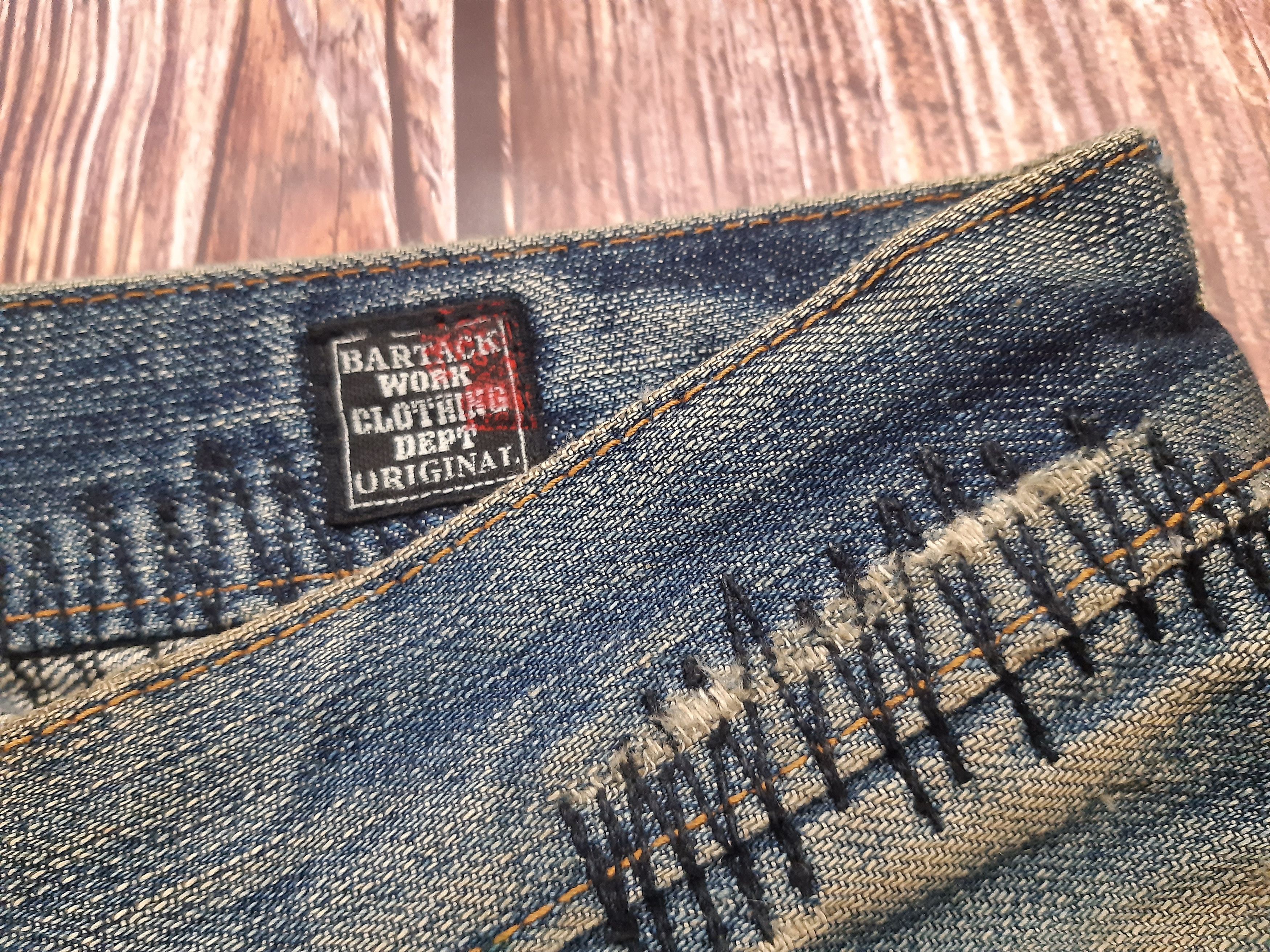 Japanese Brand × Vintage Japanese Jeans Patchworks Selvedge Vintage Size US 29 - 9 Thumbnail