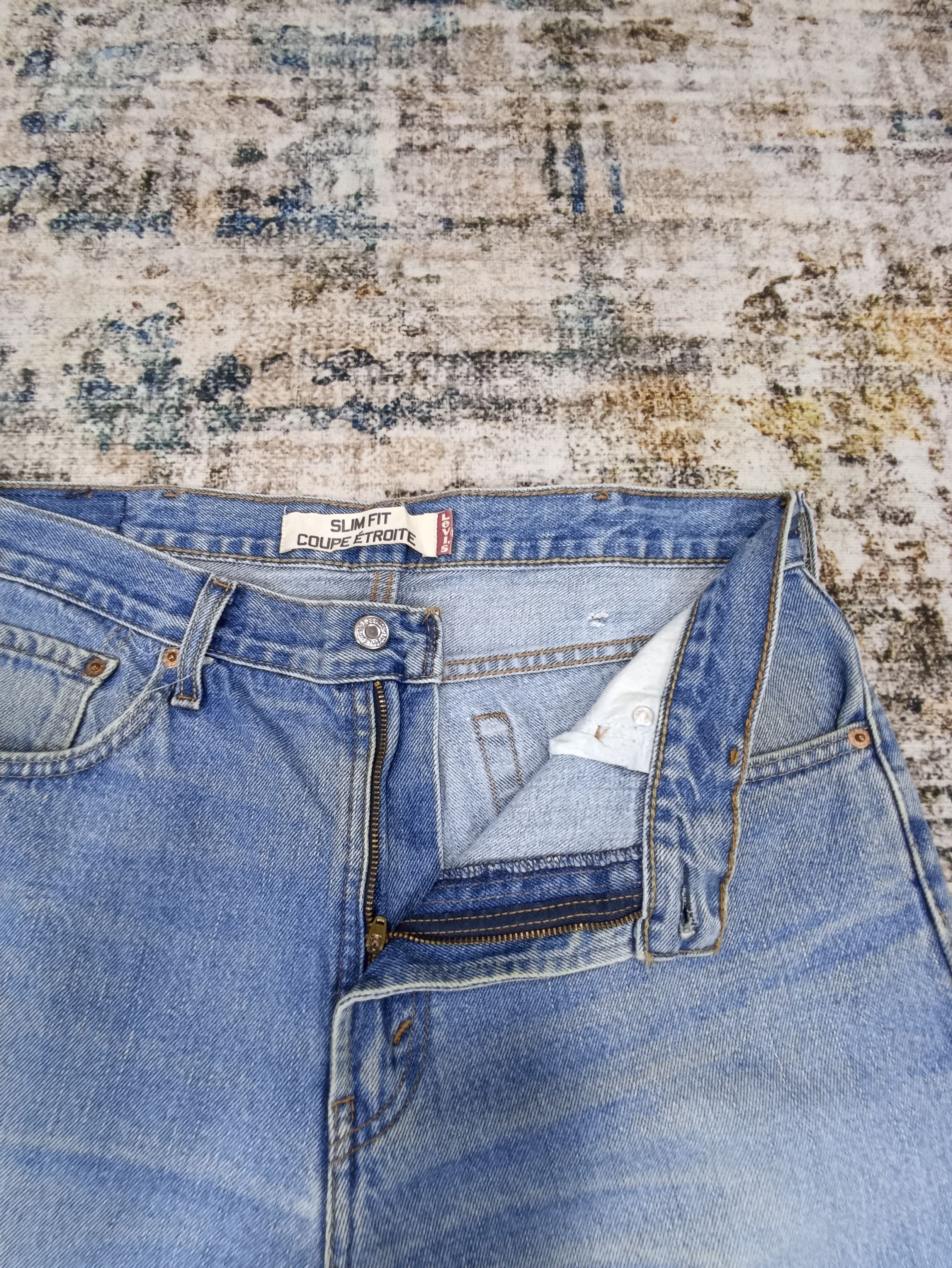 Jean × Levi's × Vintage VINTAGE LEVIS 516 BLUE WASH JEANS 36X30-J044 Size US 36 / EU 52 - 3 Thumbnail
