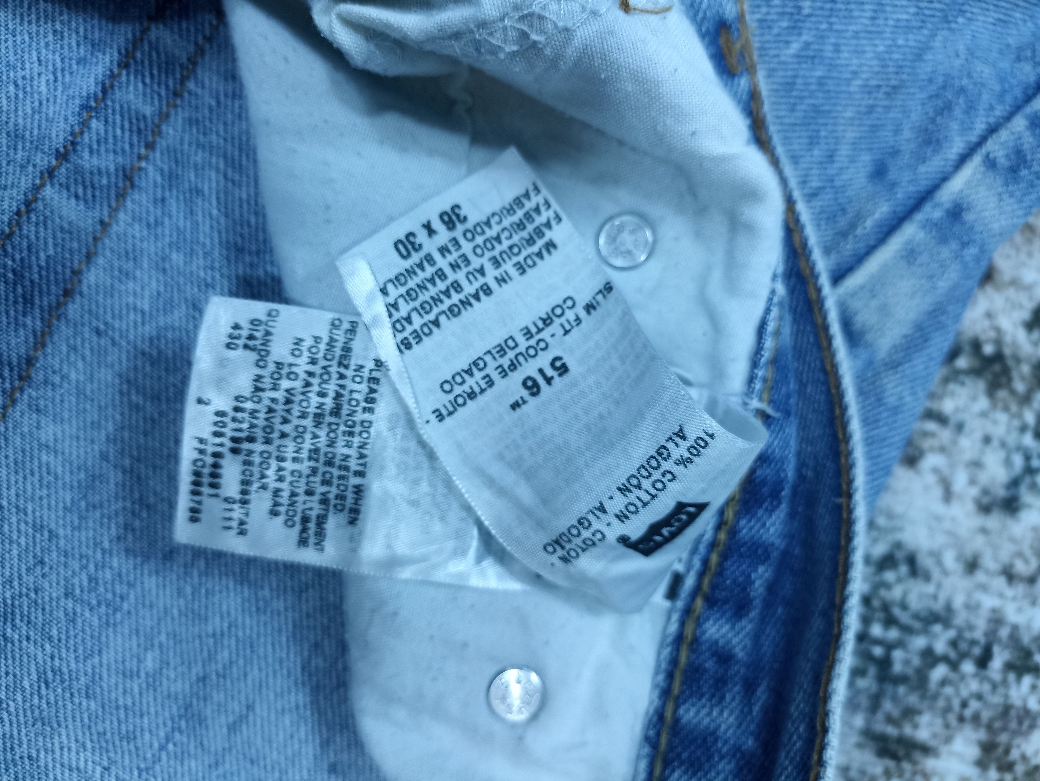 Jean × Levi's × Vintage VINTAGE LEVIS 516 BLUE WASH JEANS 36X30-J044 Size US 36 / EU 52 - 4 Thumbnail