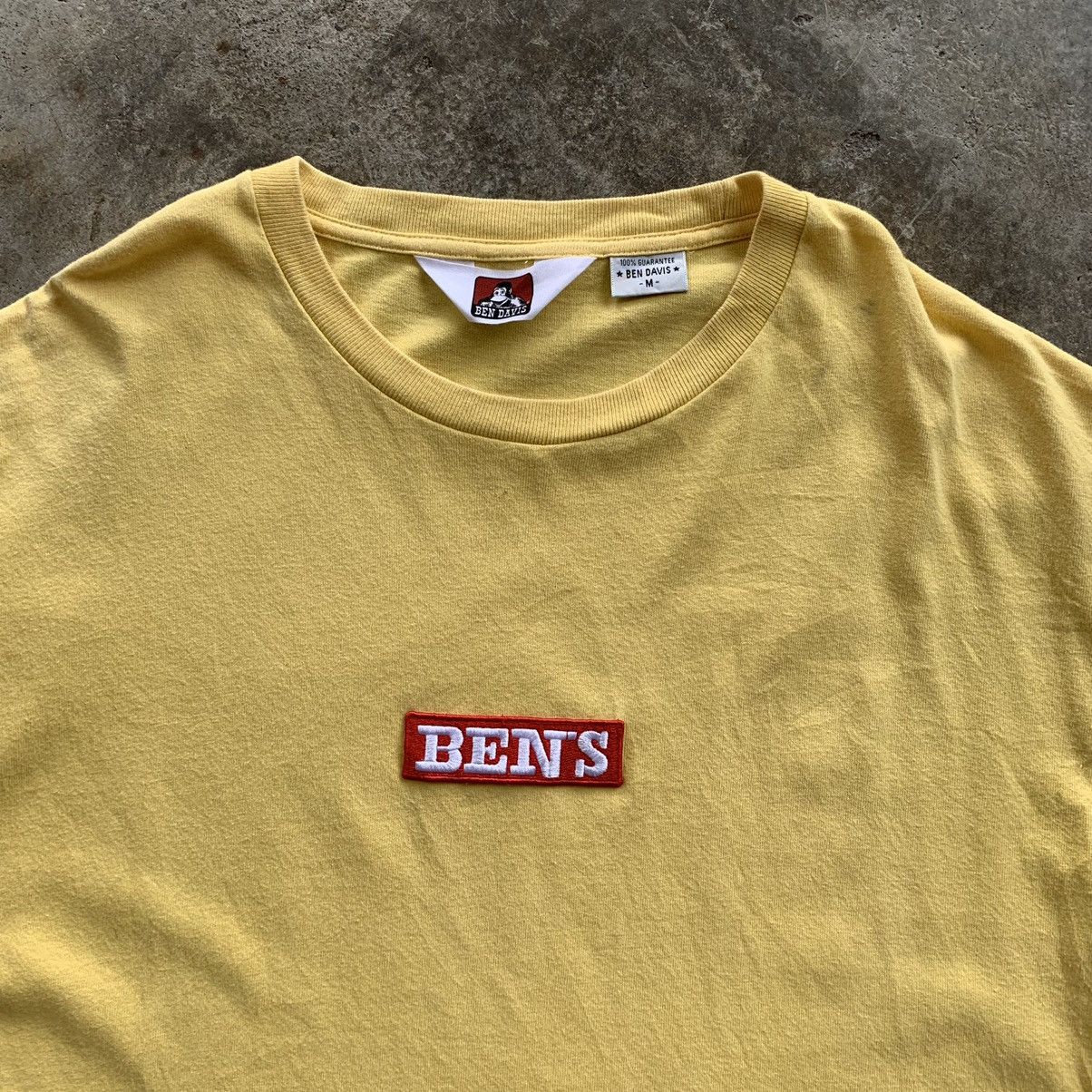 Ben Davis Ben Davis Ben’s box logo center yellow shirt tee Size US M / EU 48-50 / 2 - 6 Thumbnail