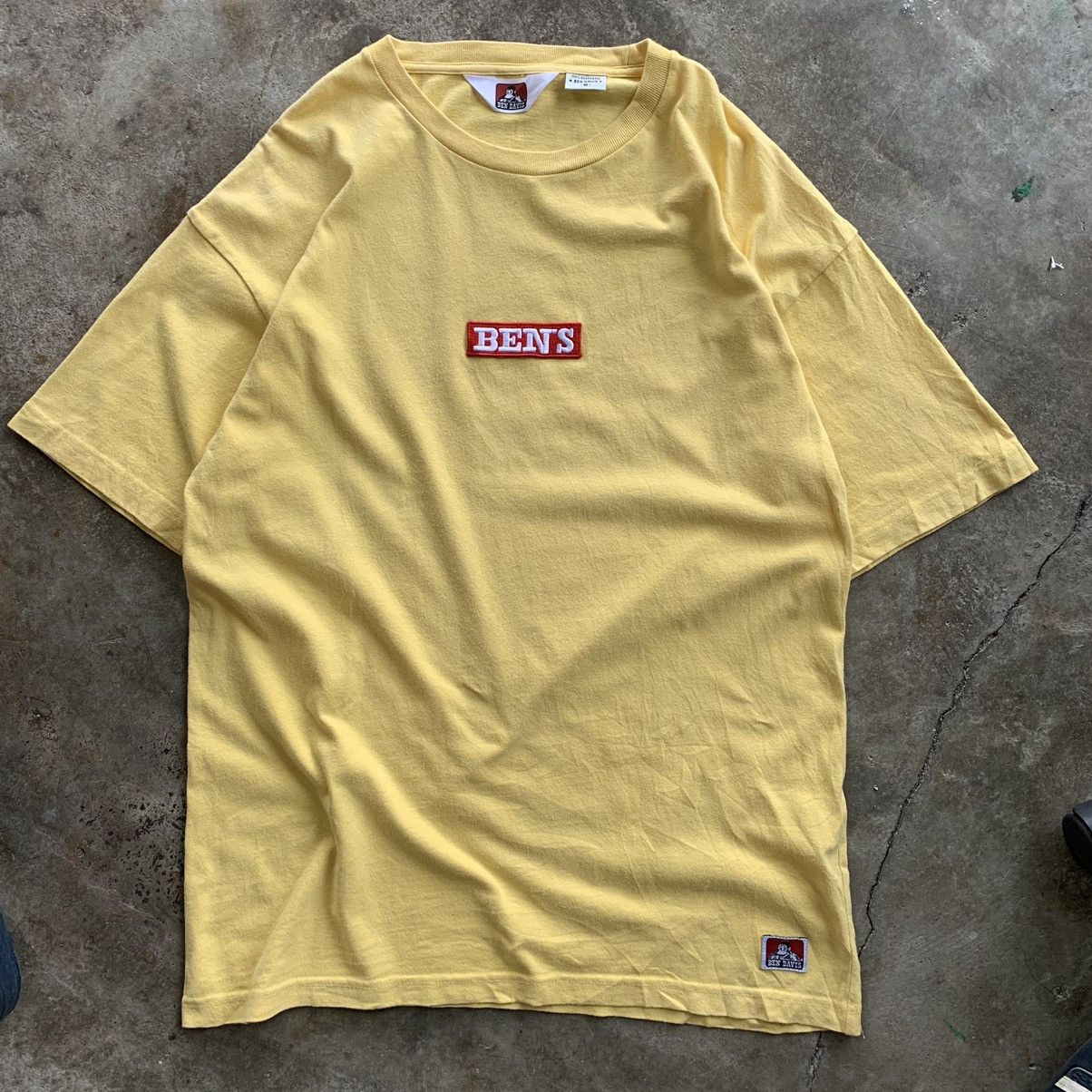 Ben Davis Ben Davis Ben’s box logo center yellow shirt tee Size US M / EU 48-50 / 2 - 11 Thumbnail