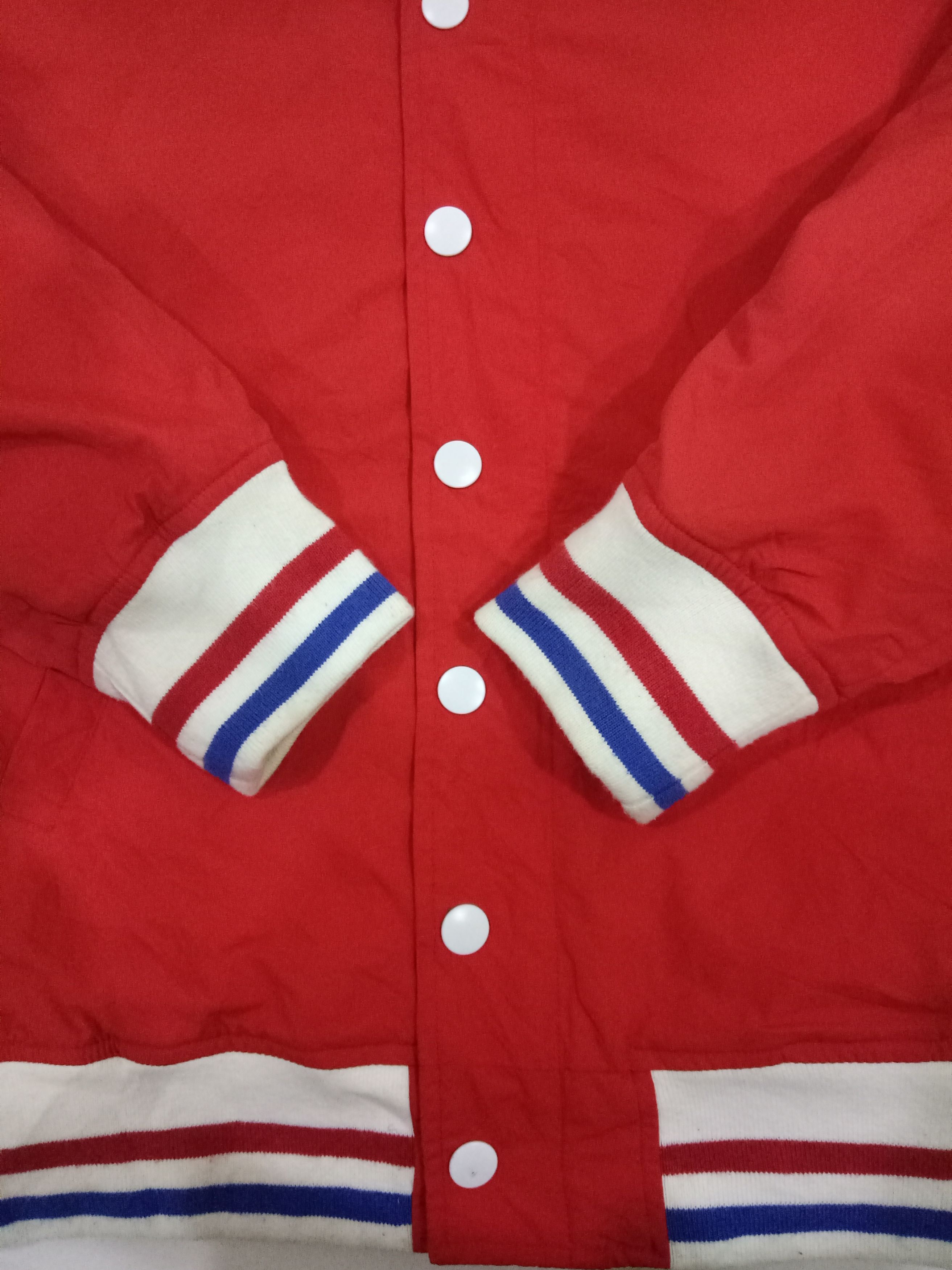Japanese Brand × Vintage Mackdaddy Plain Varsity Jacket Size US M / EU 48-50 / 2 - 4 Thumbnail