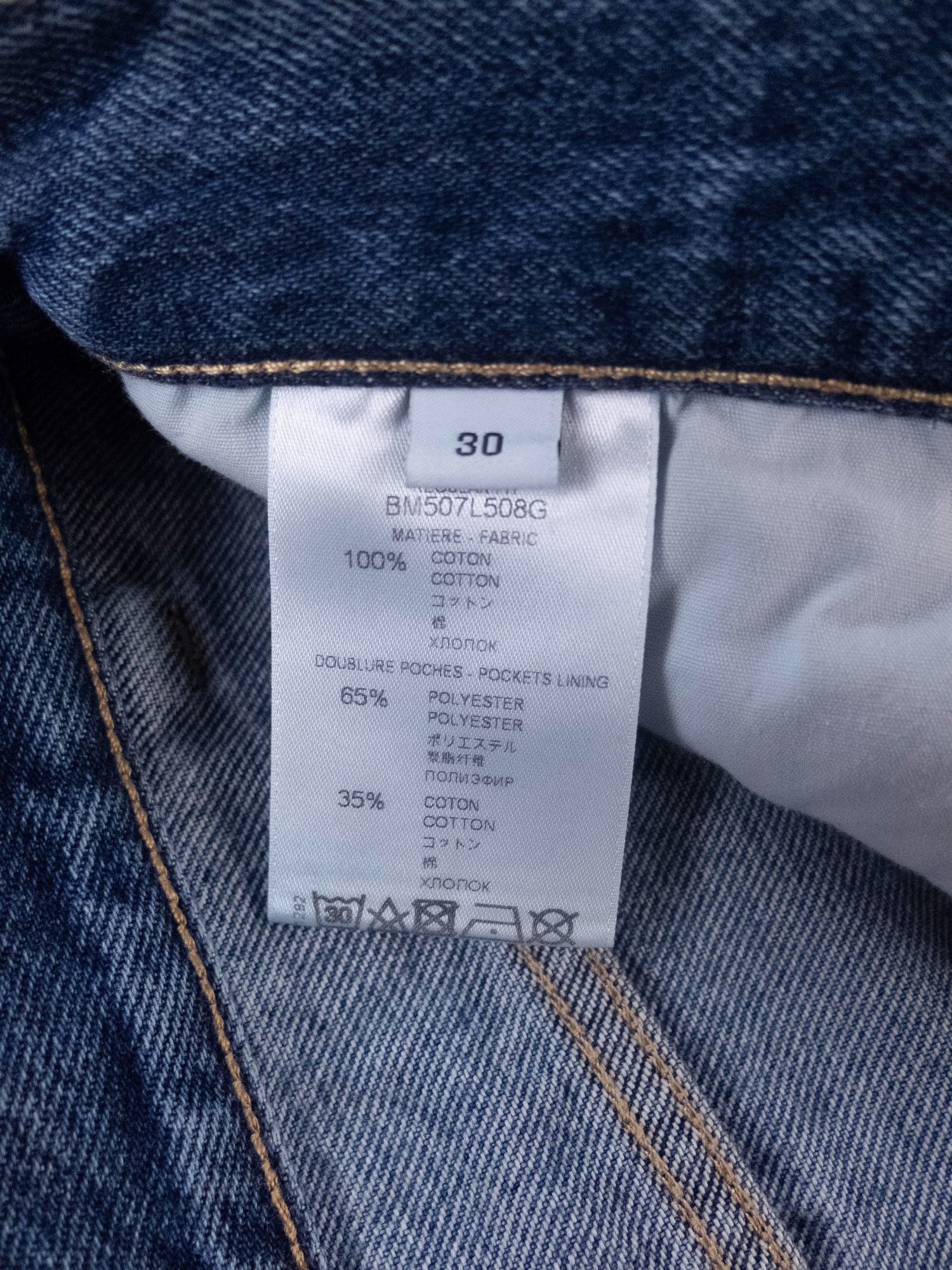 Givenchy $775 GIVENCHY blue regular fit heart & dagger jeans 30 Size US 30 / EU 46 - 7 Thumbnail