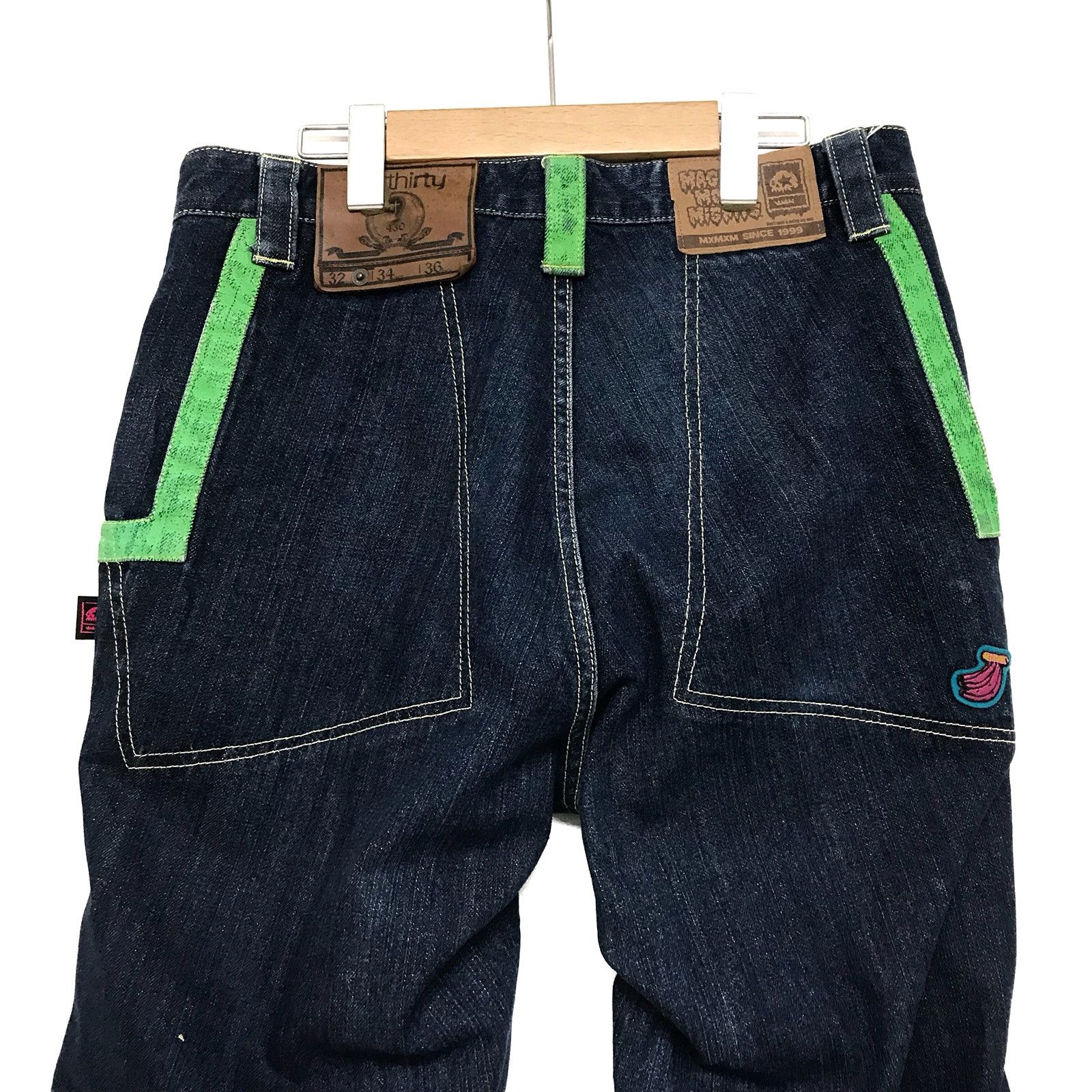 If Six Was Nine Japanese Brand Magical Mosh Misfits Jeans Size US 30 / EU 46 - 4 Thumbnail