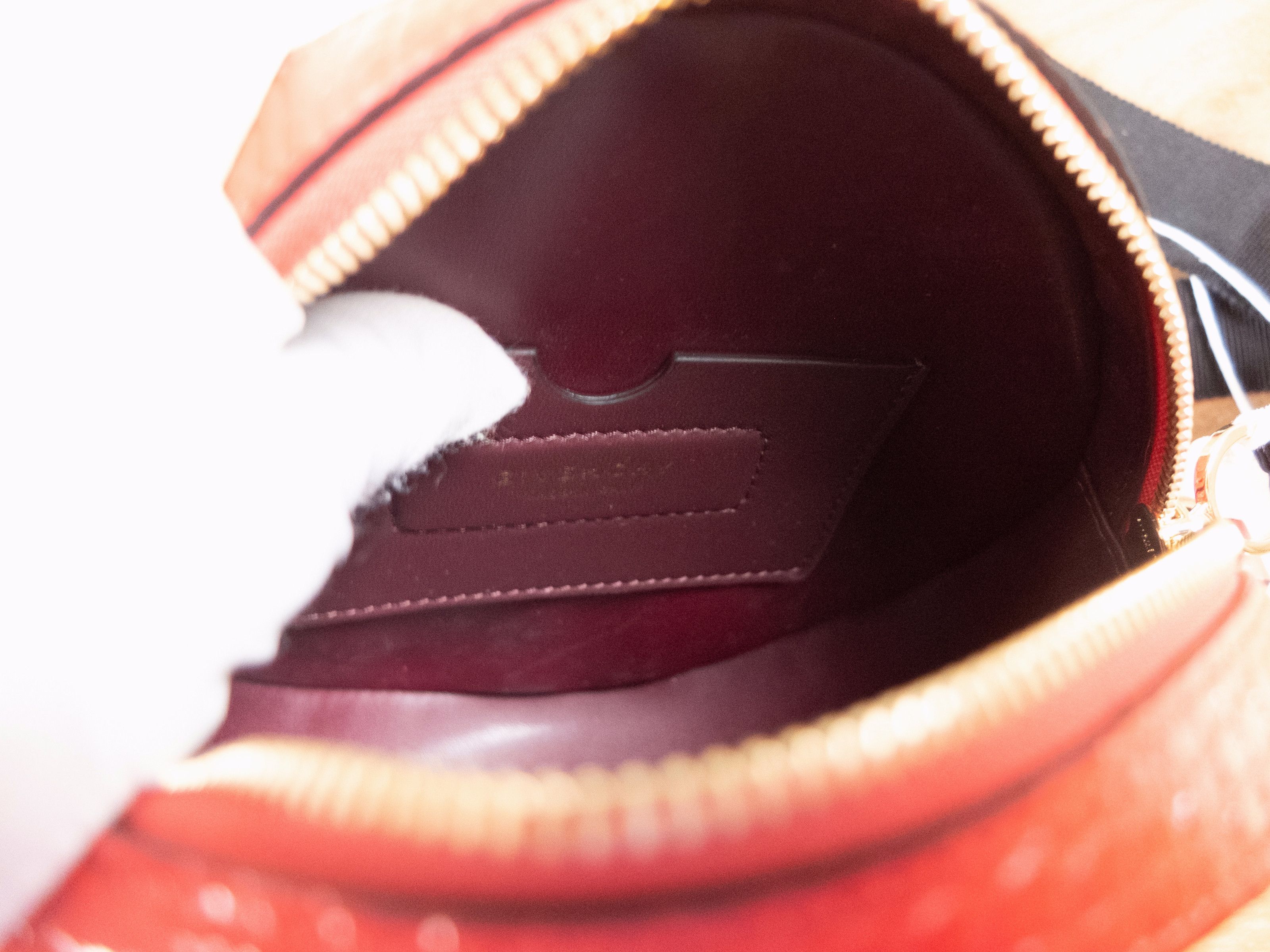 Givenchy GIVENCHY Eden round red croc embossed leather shoulder bag Size ONE SIZE - 12 Thumbnail