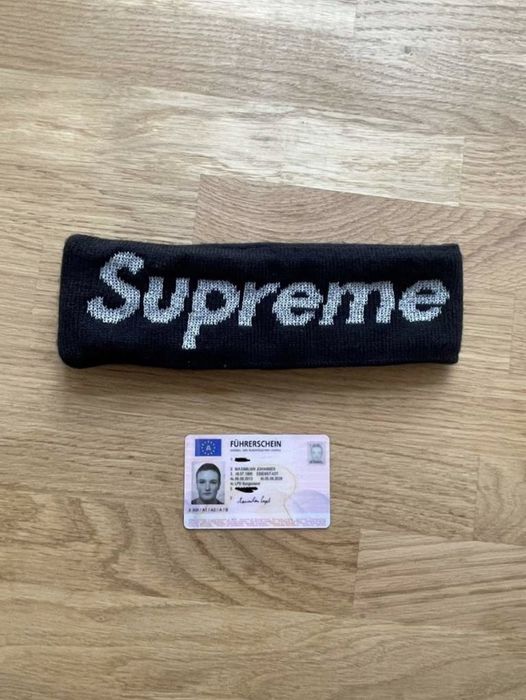 Reflective store supreme headband