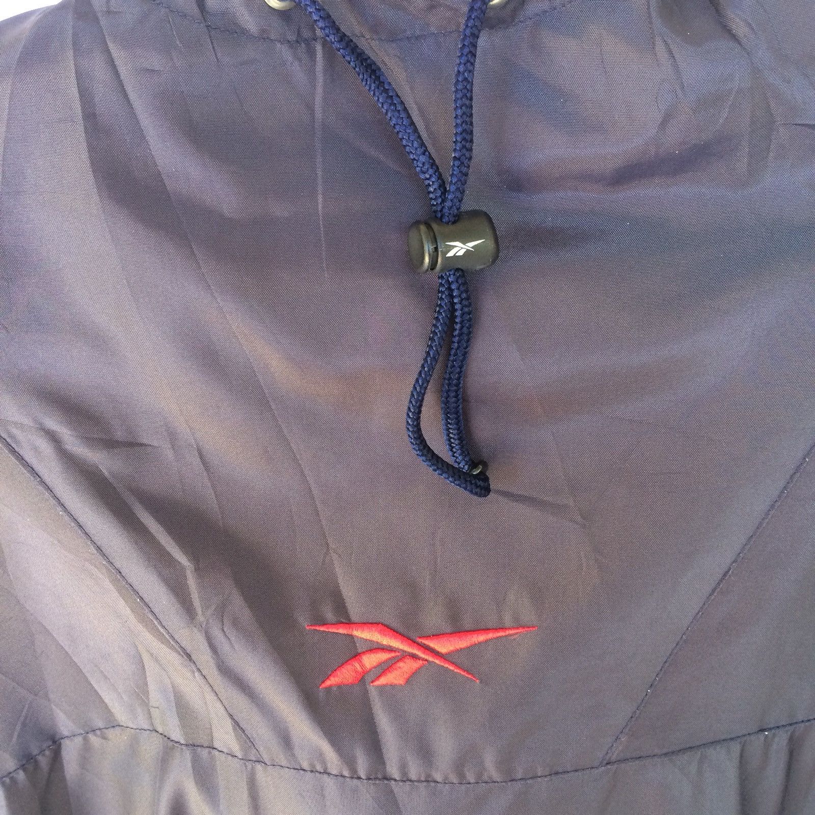 Reebok Reebok Side Tape Windbreaker Hoodie Size US XXL / EU 58 / 5 - 7 Thumbnail