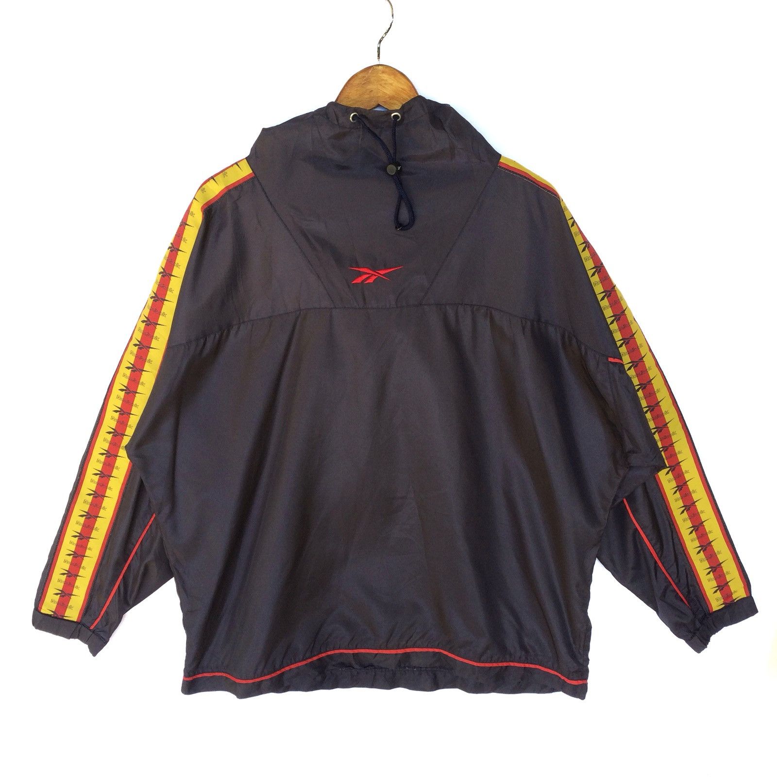 Reebok Reebok Side Tape Windbreaker Hoodie Size US XXL / EU 58 / 5 - 1 Thumbnail