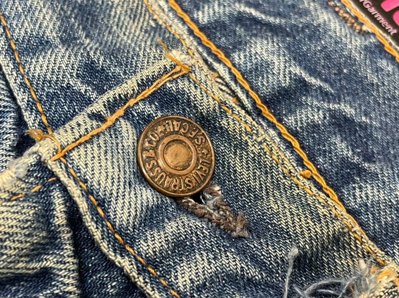 Levi's Levis 646 Bell Bottom B.E Flare Bootcut RIPPED 60's Jeans Size US 35 - 4 Thumbnail