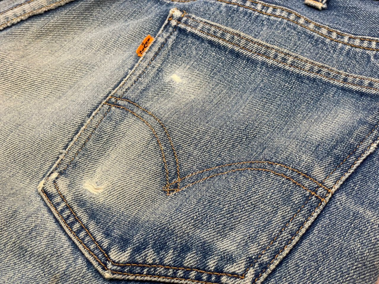 Levi's Levis 646 Bell Bottom B.E Flare Bootcut RIPPED 60's Jeans Size US 35 - 13 Thumbnail