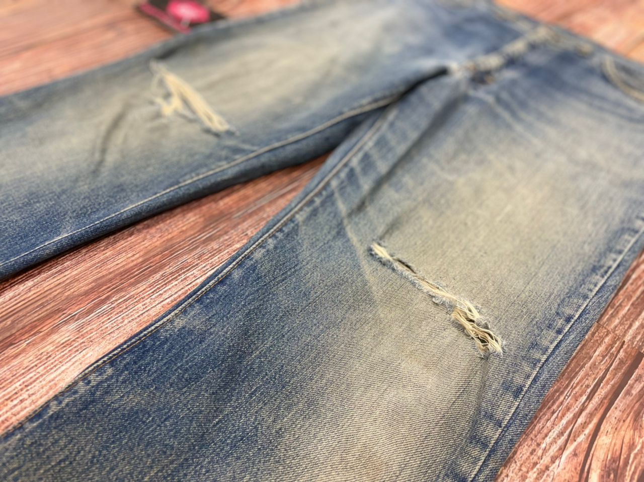 Levi's Levis 646 Bell Bottom B.E Flare Bootcut RIPPED 60's Jeans Size US 35 - 8 Thumbnail