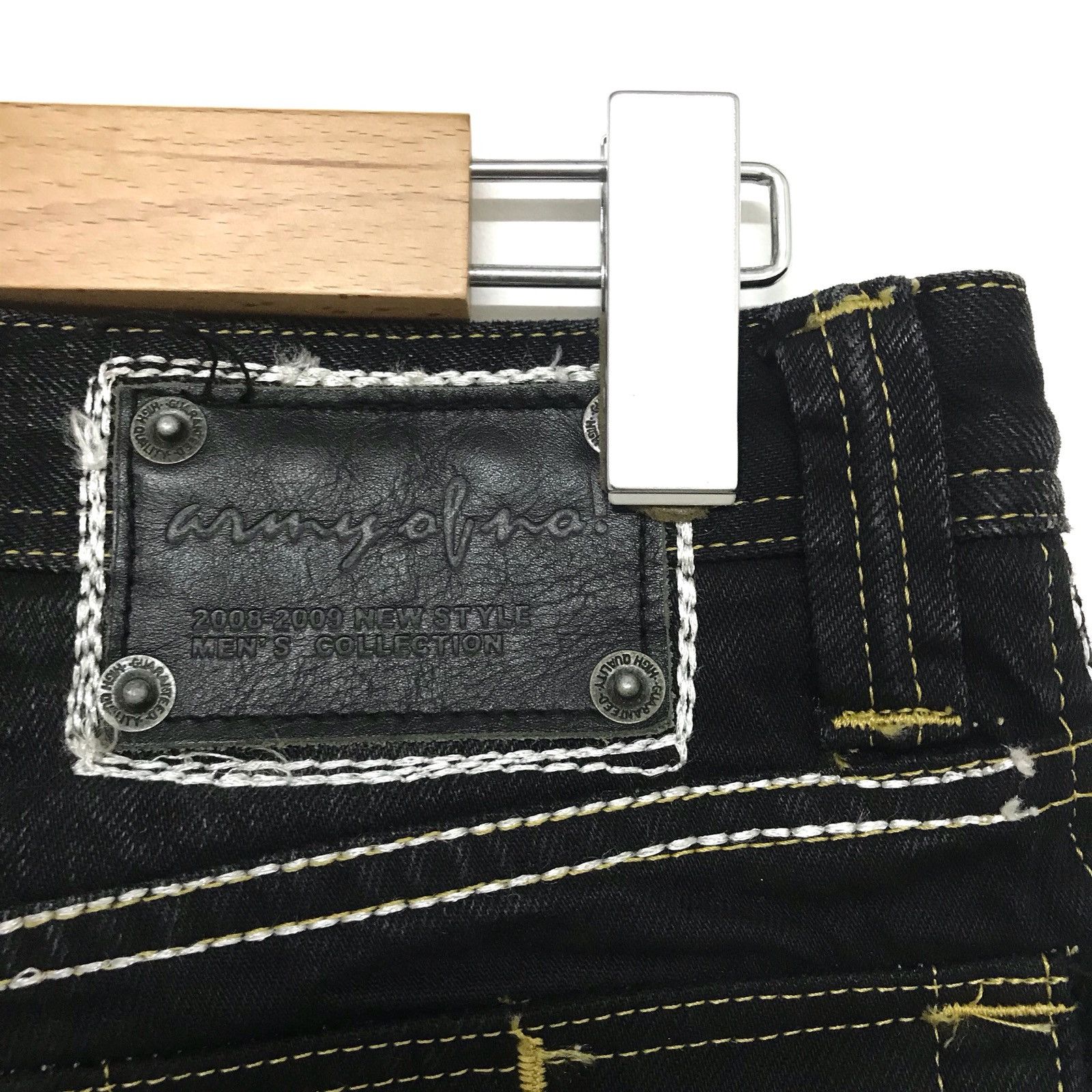 If Six Was Nine Crazy faded design japanese brand Trim.co Size US 28 / EU 44 - 5 Thumbnail