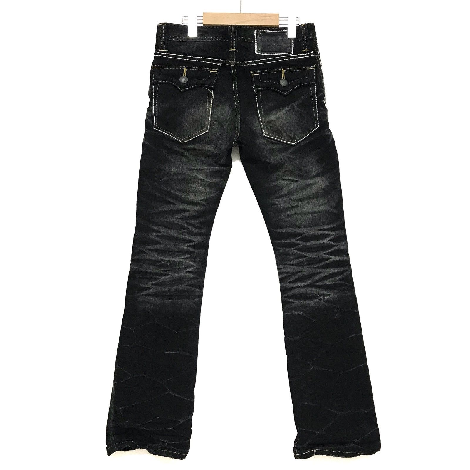 If Six Was Nine Crazy faded design japanese brand Trim.co Size US 28 / EU 44 - 3 Thumbnail