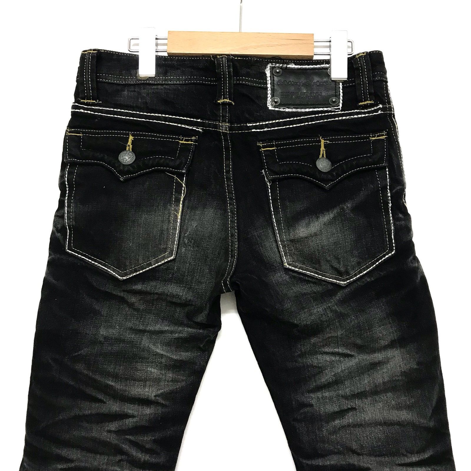 If Six Was Nine Crazy faded design japanese brand Trim.co Size US 28 / EU 44 - 4 Thumbnail