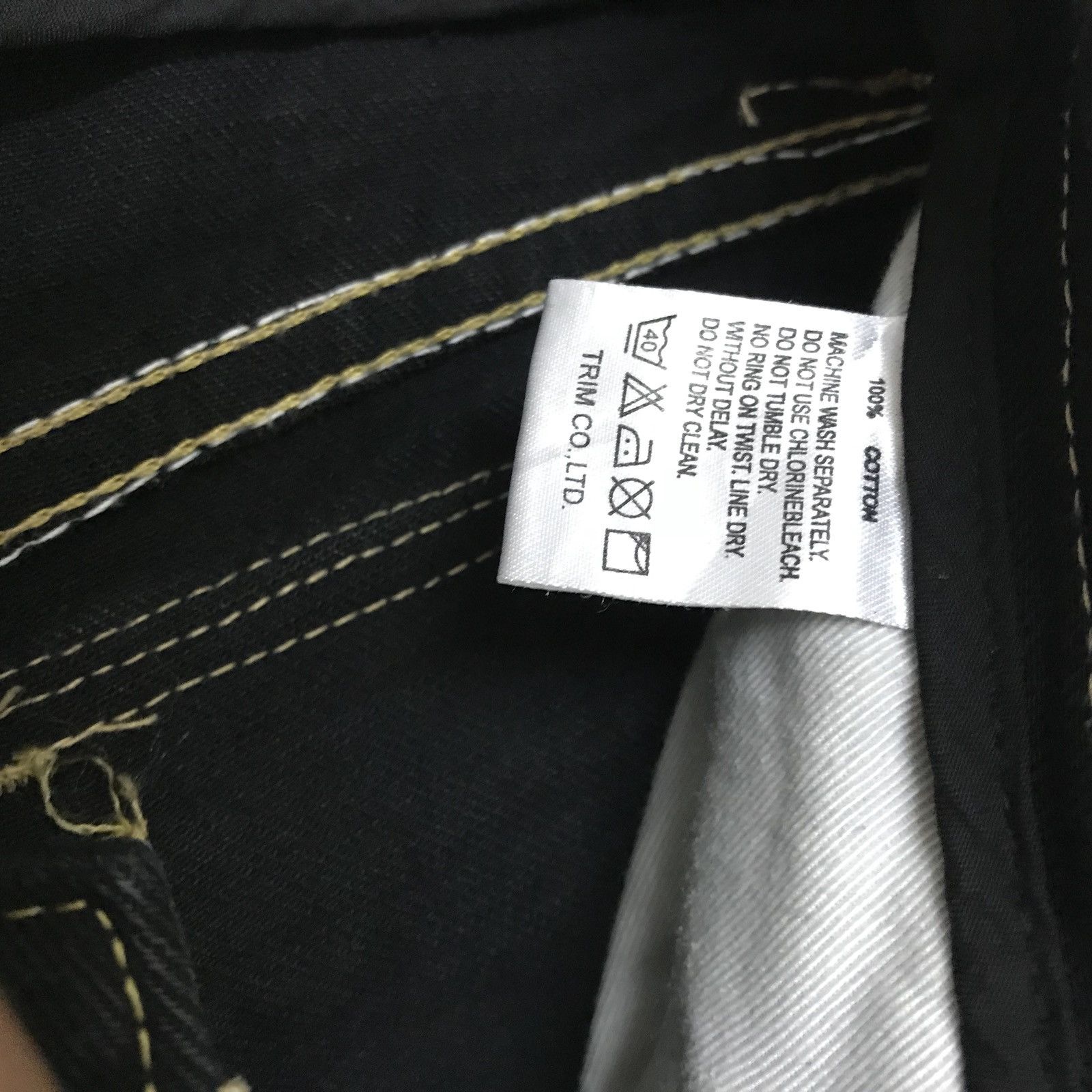 If Six Was Nine Crazy faded design japanese brand Trim.co Size US 28 / EU 44 - 6 Thumbnail