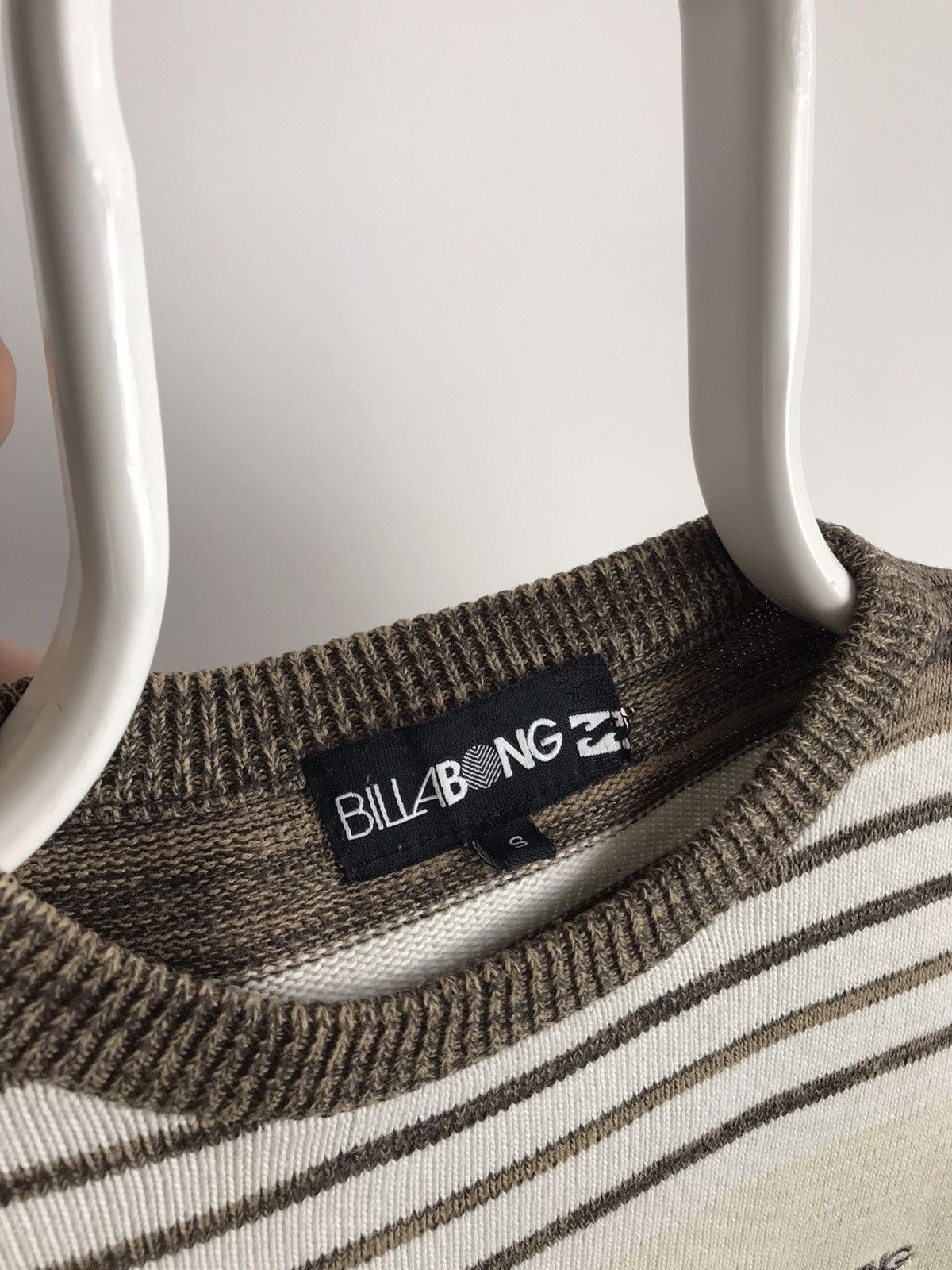 Billabong × Vintage Vintage Billabong Striped Multicolour Cotton Sweater Size US S / EU 44-46 / 1 - 3 Thumbnail