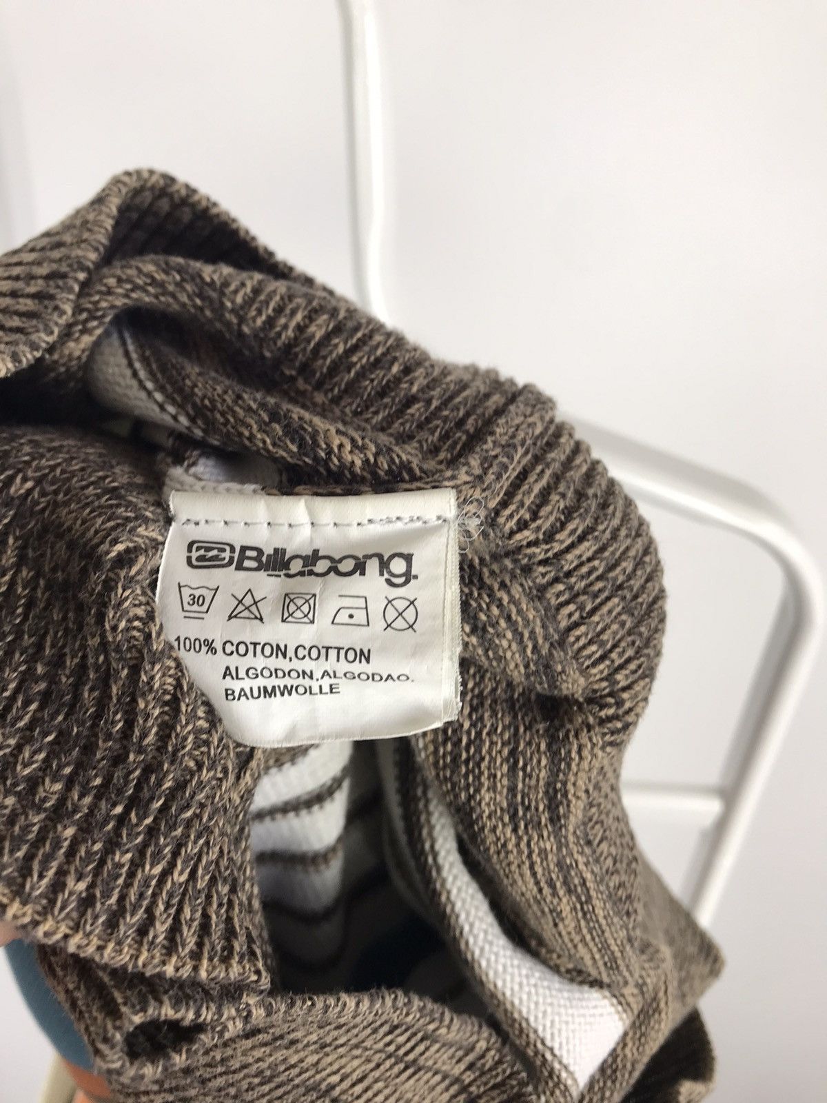 Billabong × Vintage Vintage Billabong Striped Multicolour Cotton Sweater Size US S / EU 44-46 / 1 - 4 Thumbnail