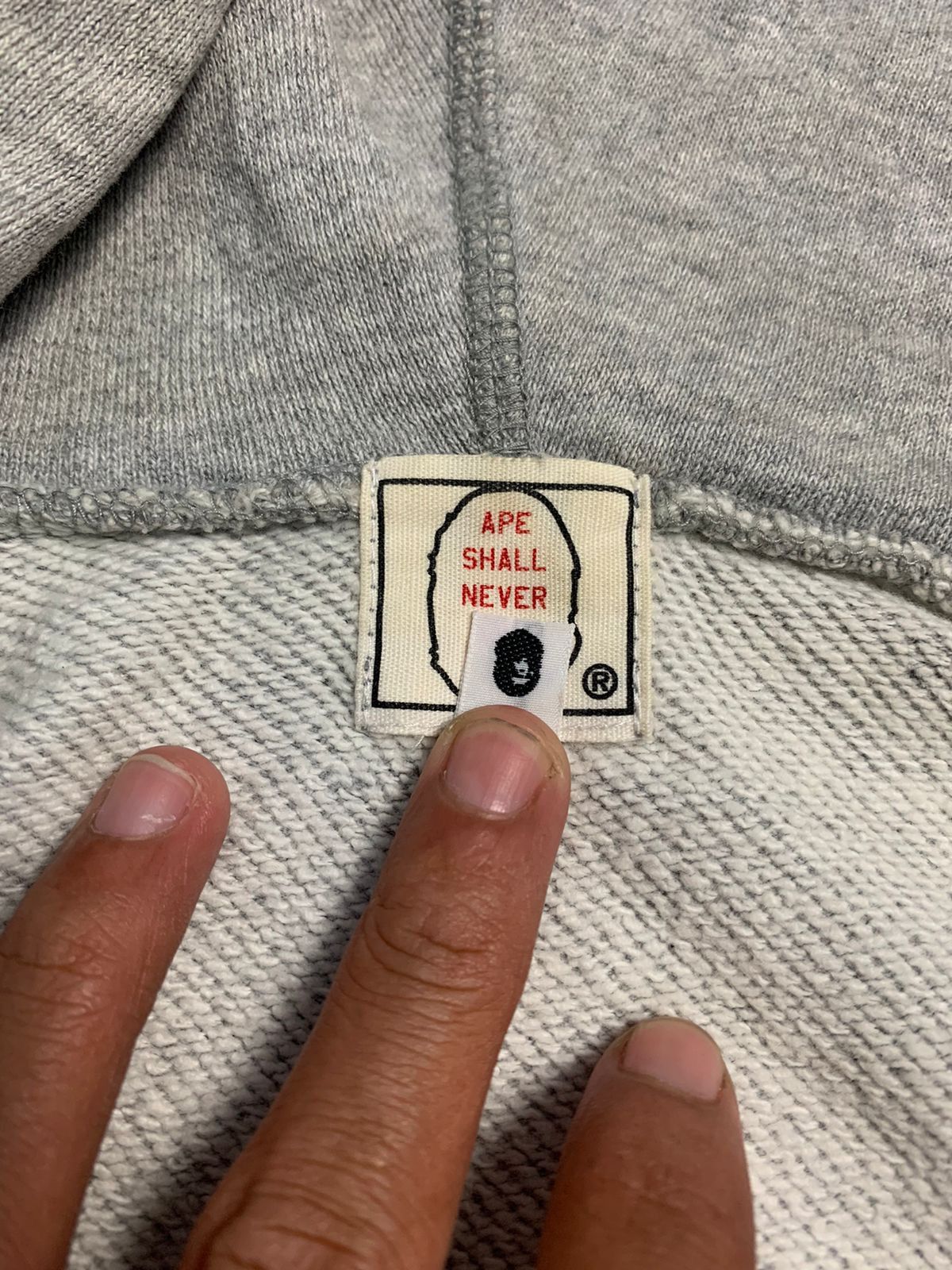 Bape Thrased OG 2000s Bape College Full Zip Hoodie Size US M / EU 48-50 / 2 - 8 Thumbnail
