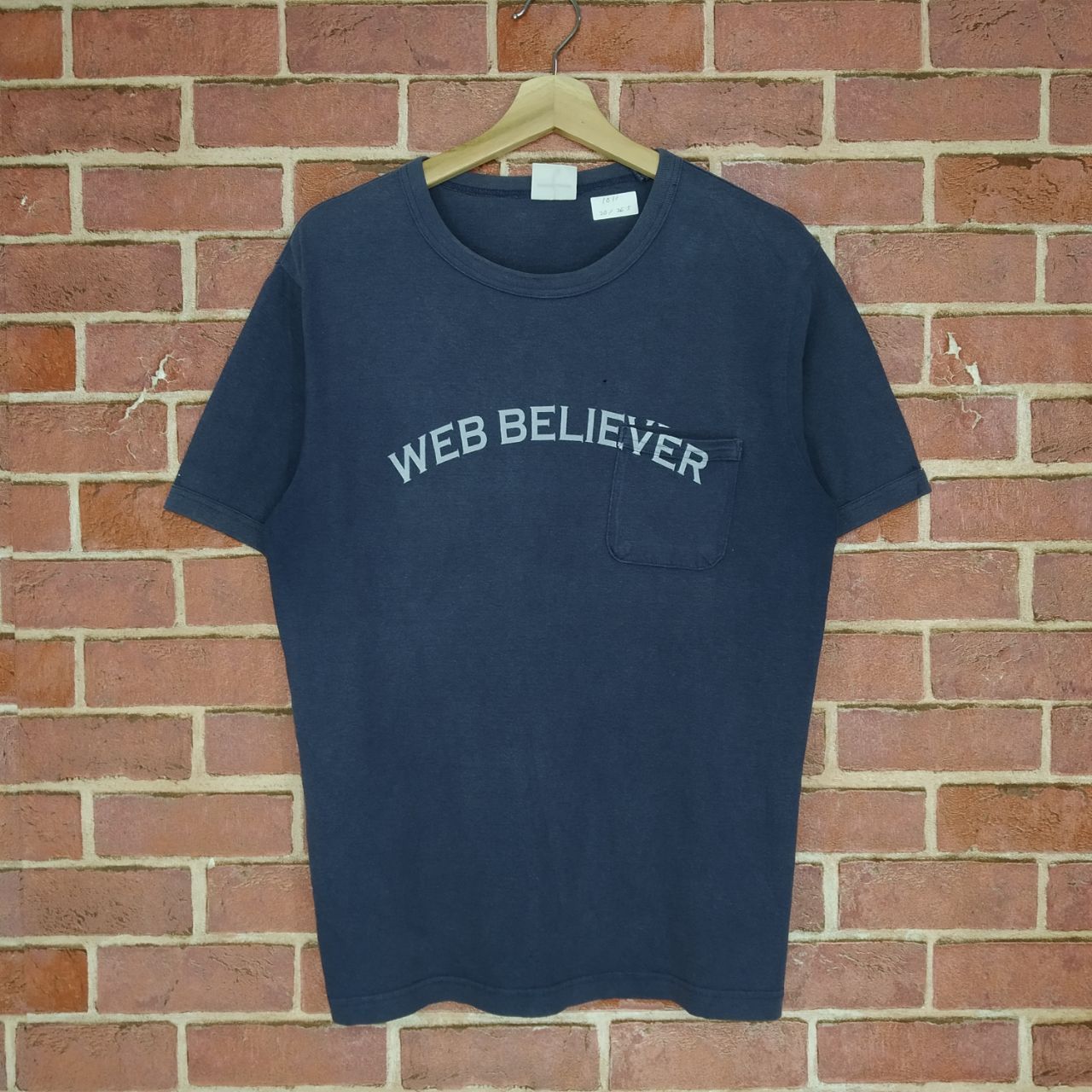 GOODENOUGH 1990s Goodenough Web Believer Single Pocket Streetwear Tee Size US M / EU 48-50 / 2 - 1 Thumbnail