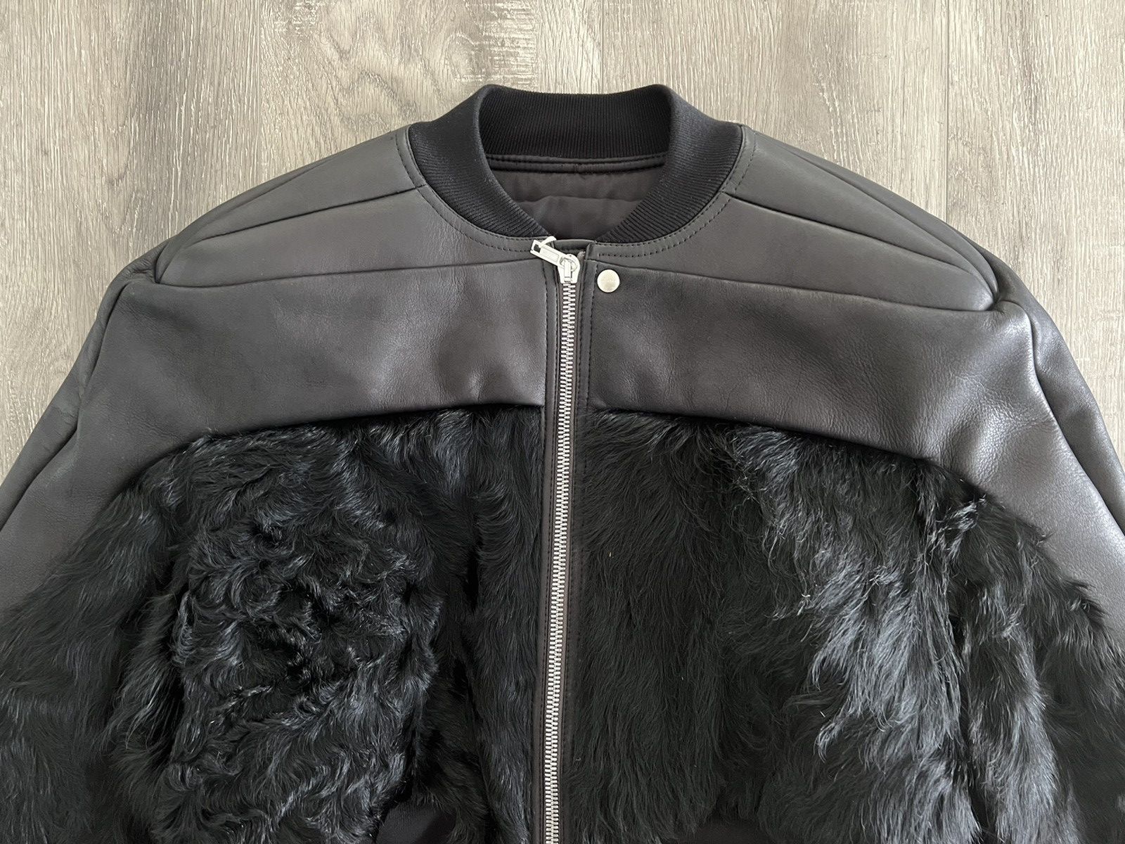 Rick Owens Girdered Cropped Bomber Jacket *final price drop* Size US M / EU 48-50 / 2 - 5 Thumbnail