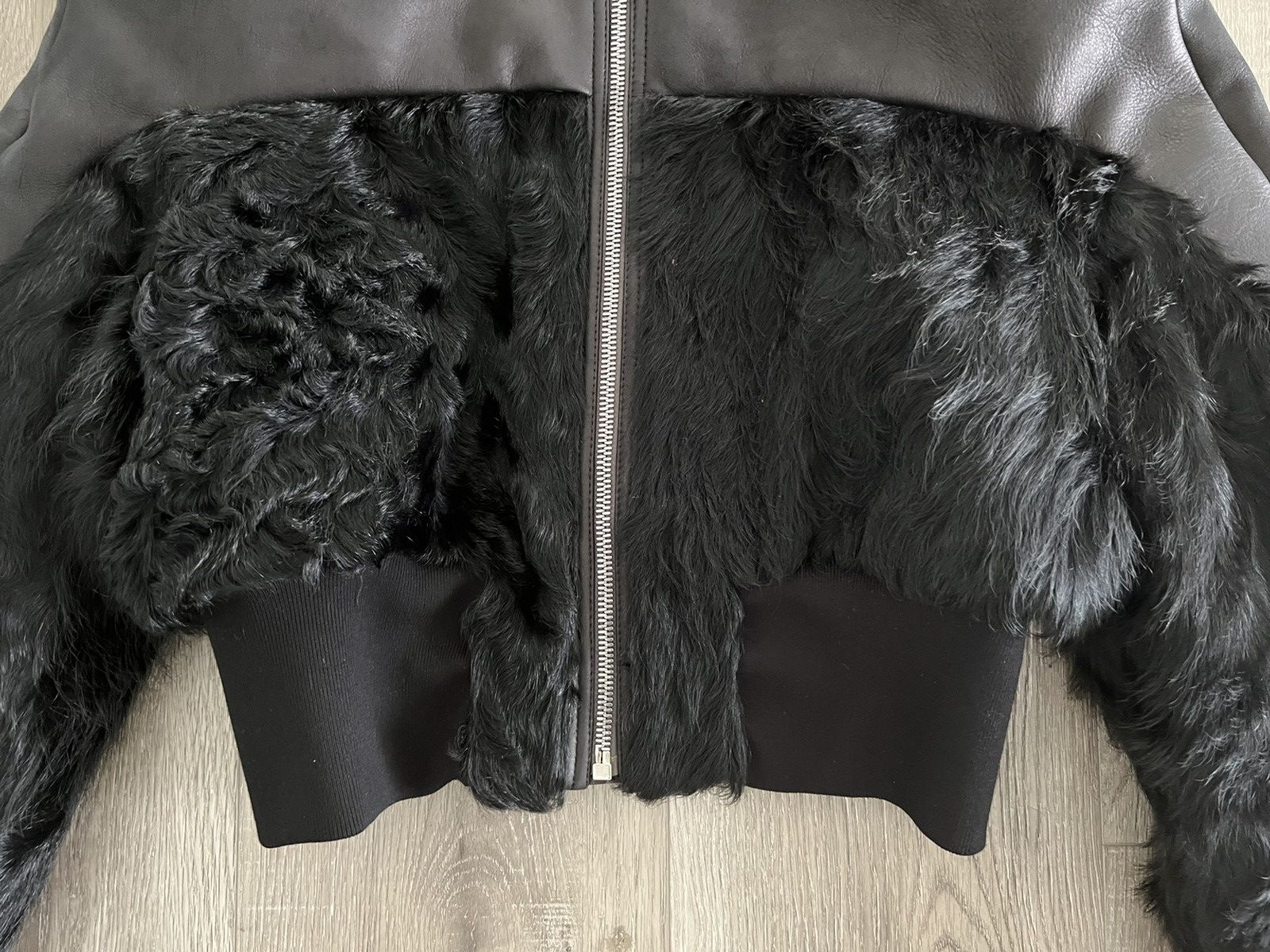 Rick Owens Girdered Cropped Bomber Jacket *final price drop* Size US M / EU 48-50 / 2 - 9 Thumbnail