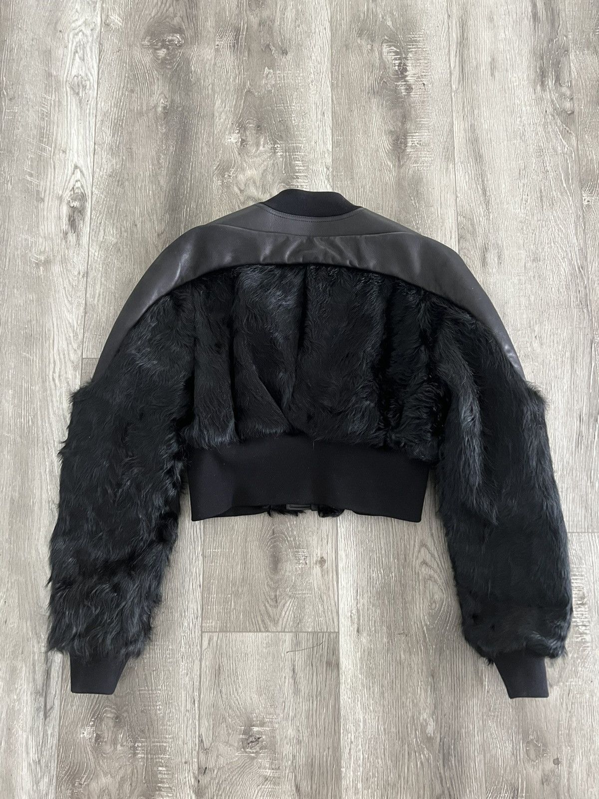 Rick Owens Girdered Cropped Bomber Jacket *final price drop* Size US M / EU 48-50 / 2 - 4 Thumbnail