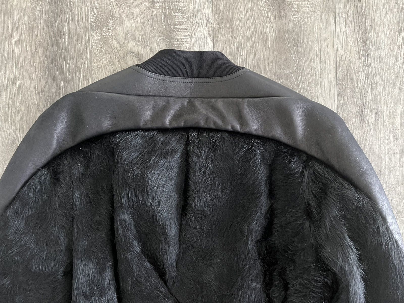 Rick Owens Girdered Cropped Bomber Jacket *final price drop* Size US M / EU 48-50 / 2 - 6 Thumbnail